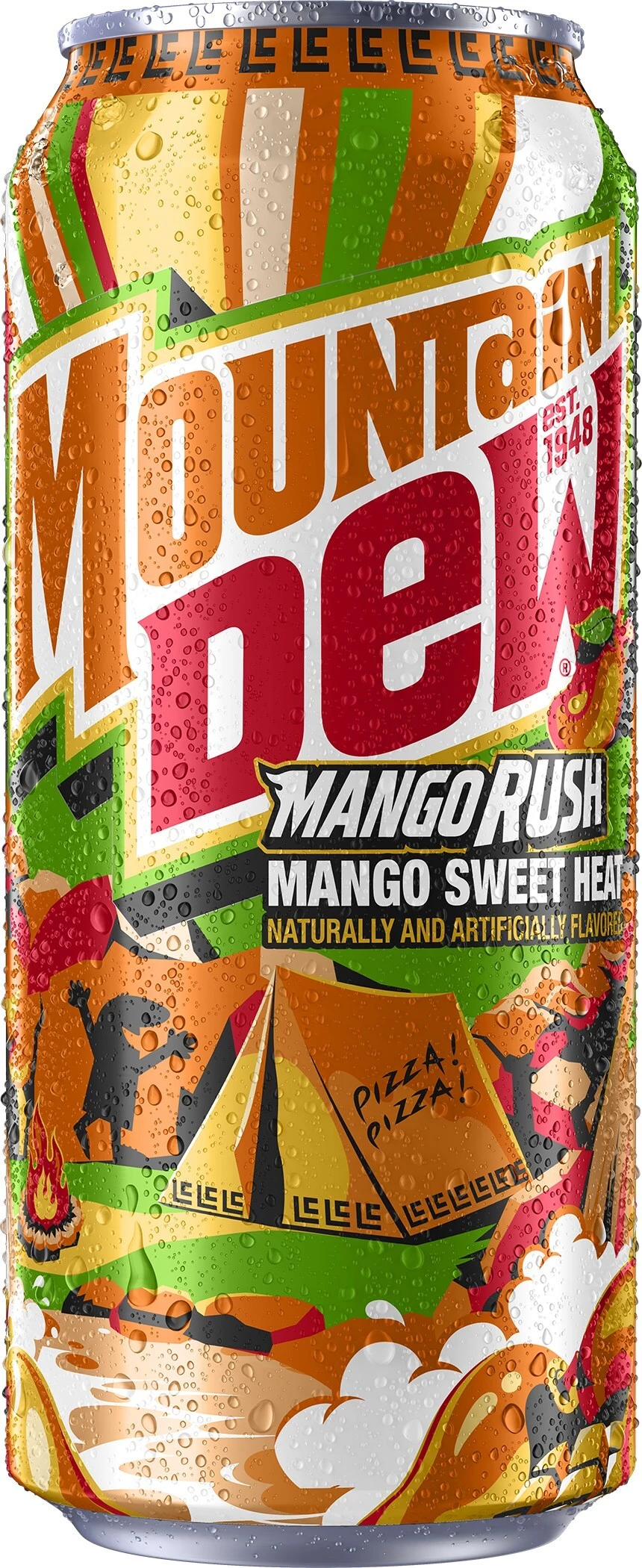 The Mountain Dew Mango Rush with Updated Packaging | Source: Mountain Dew