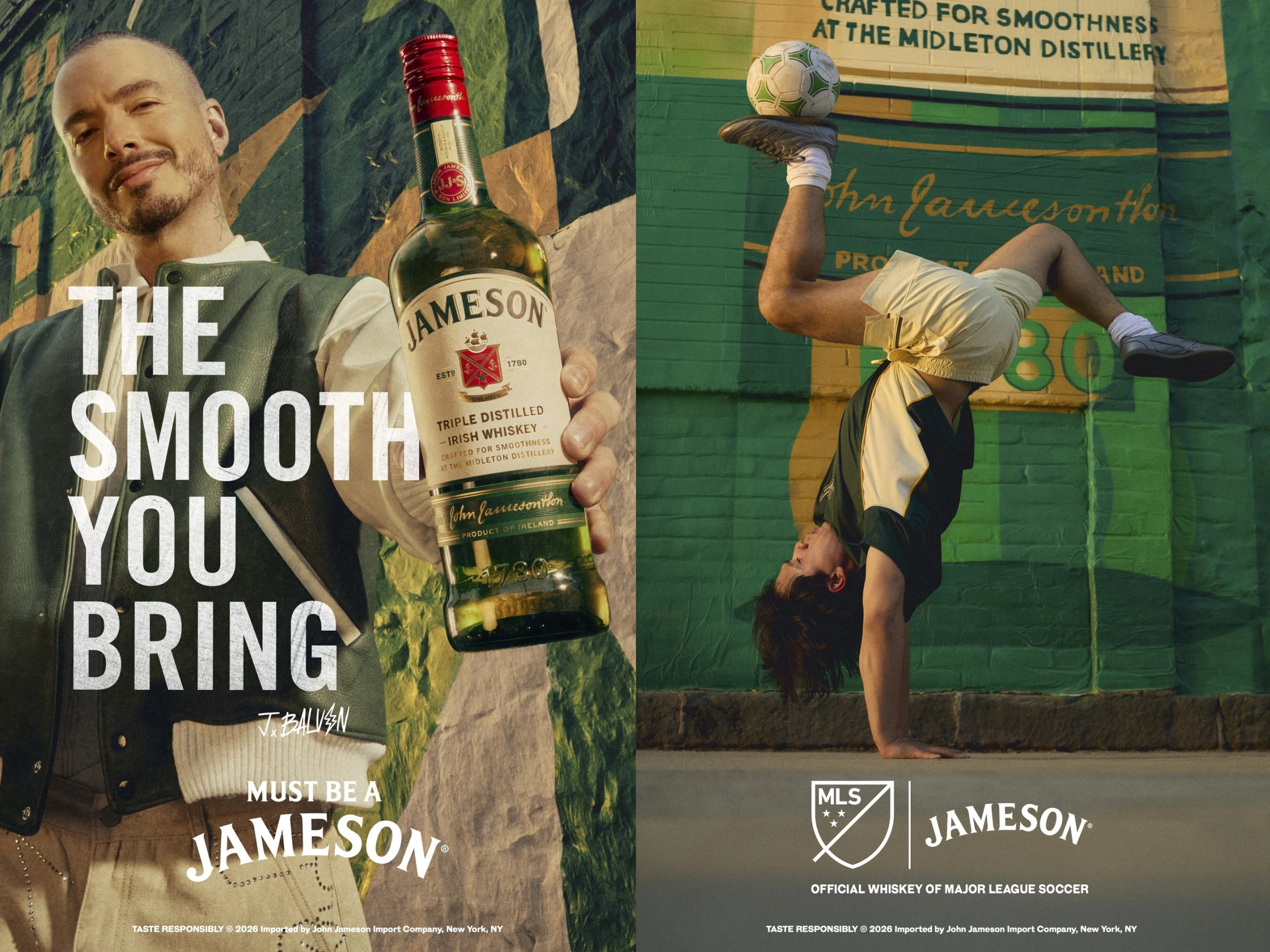 Global music superstar J Balvin teams up with Jameson to show how music, culture and soccer collide. | Source: Jameson