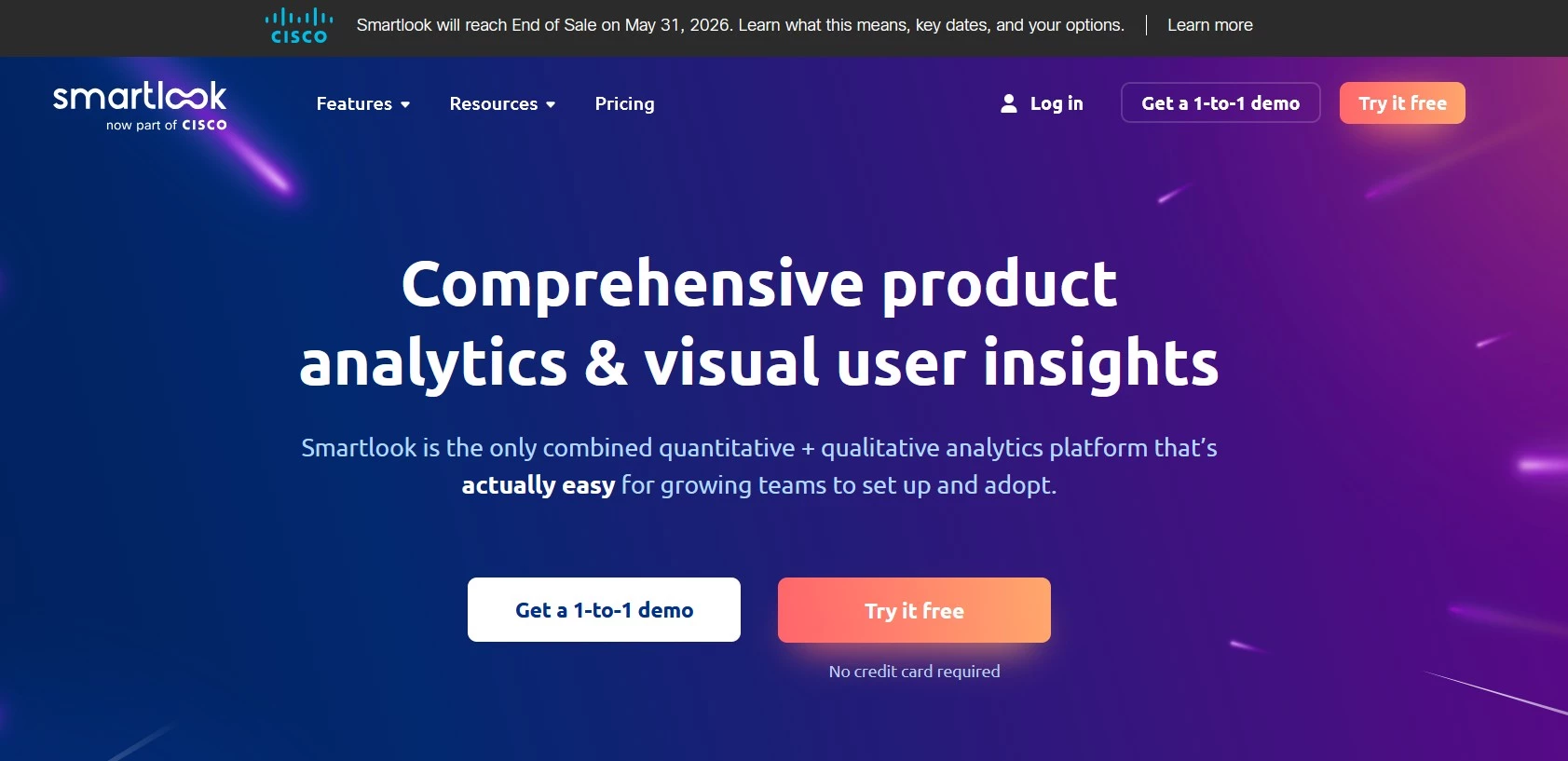 Smartlook homepage
