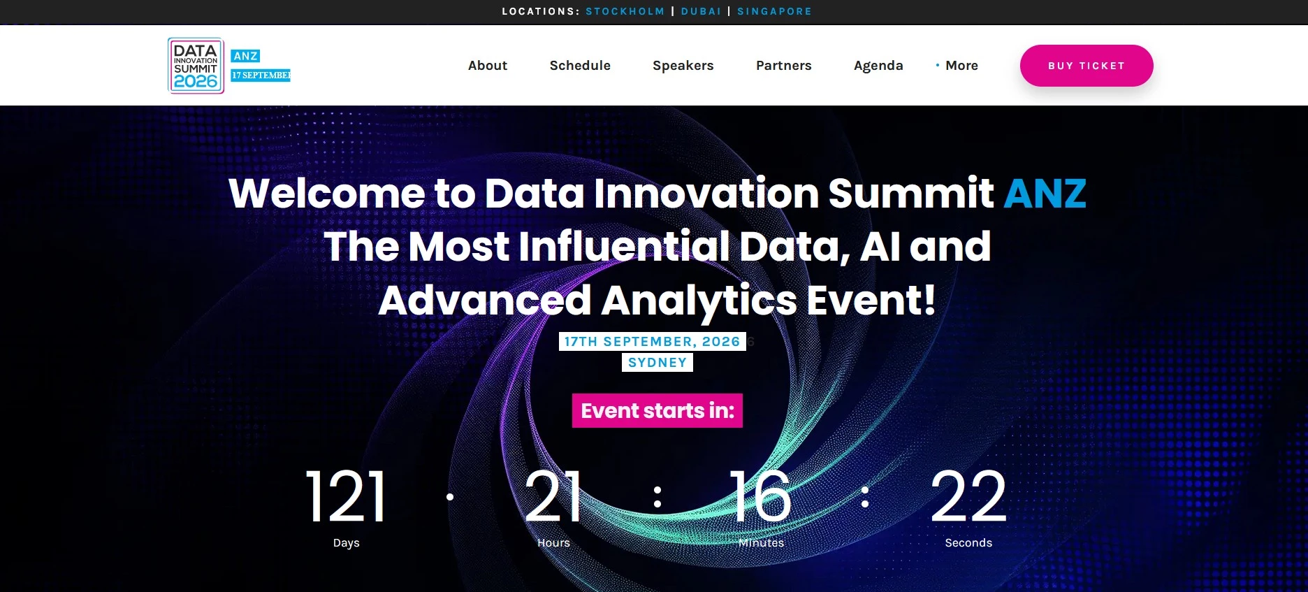 Data Innovation Summit Data Innovation Summit data analytics conference