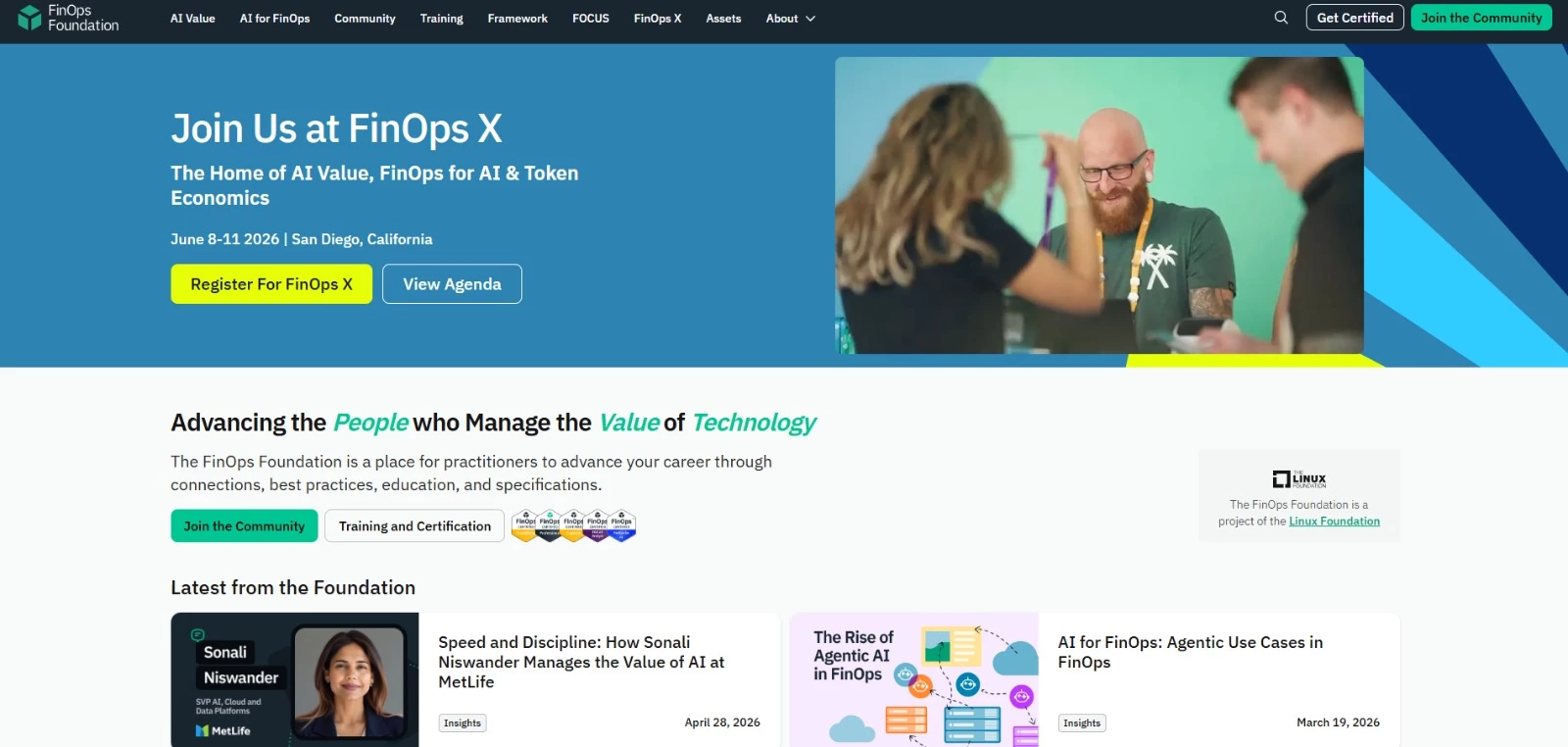 FinOps X 2026 homepage