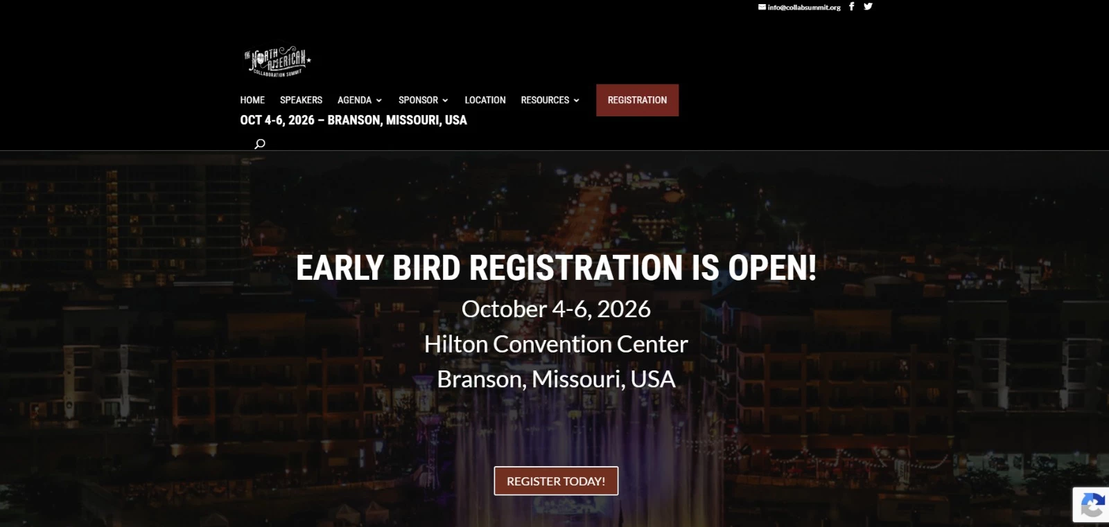 North American Cloud & Collaboration Summit homepage