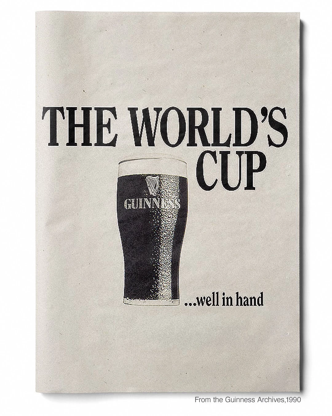 Guinness' classic 1990 "The World's Cup" ad.