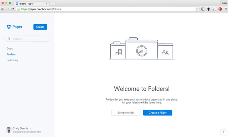 dropbox empty folder