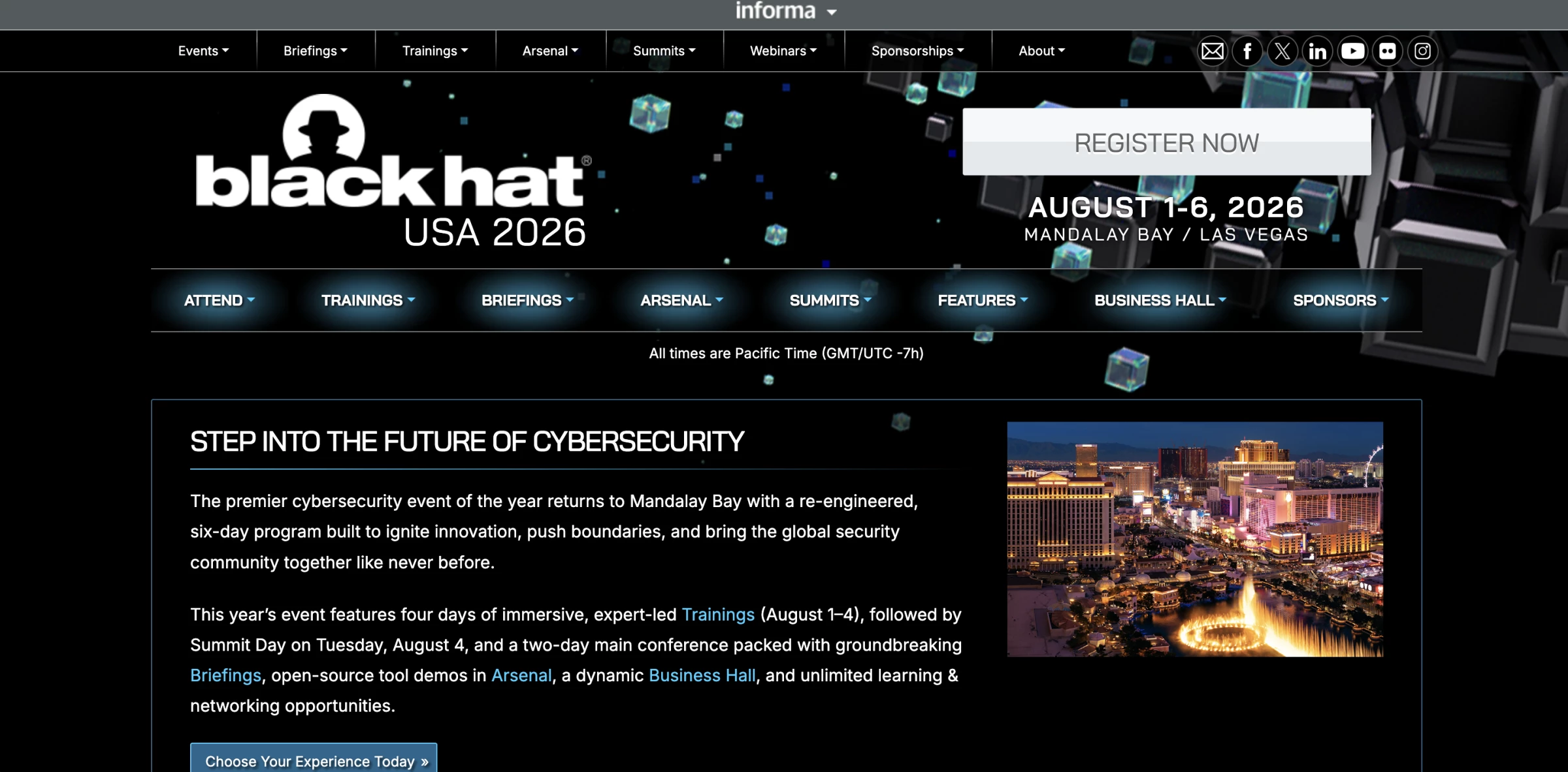 best cybersecurity conferences: black hat