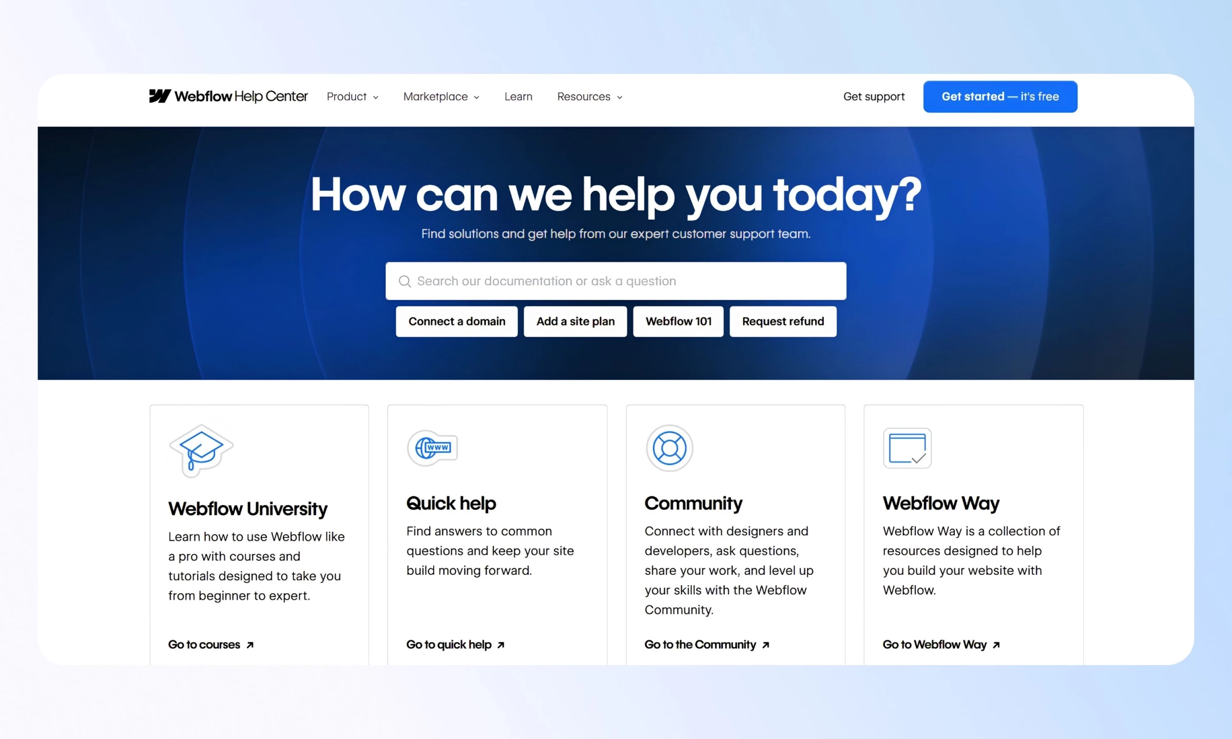 Webflow FAQ Section Component
