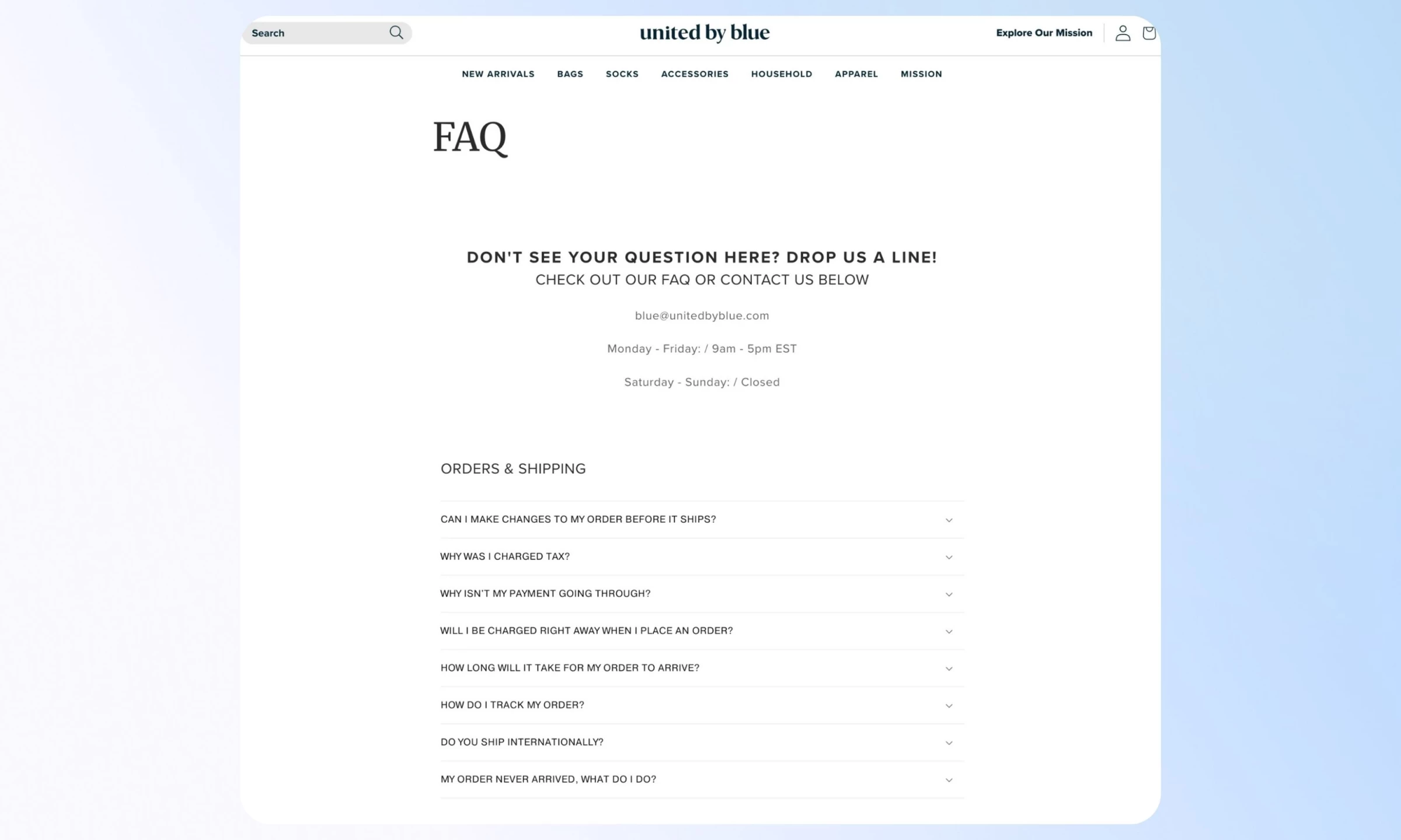 Shopify FAQ Page Template