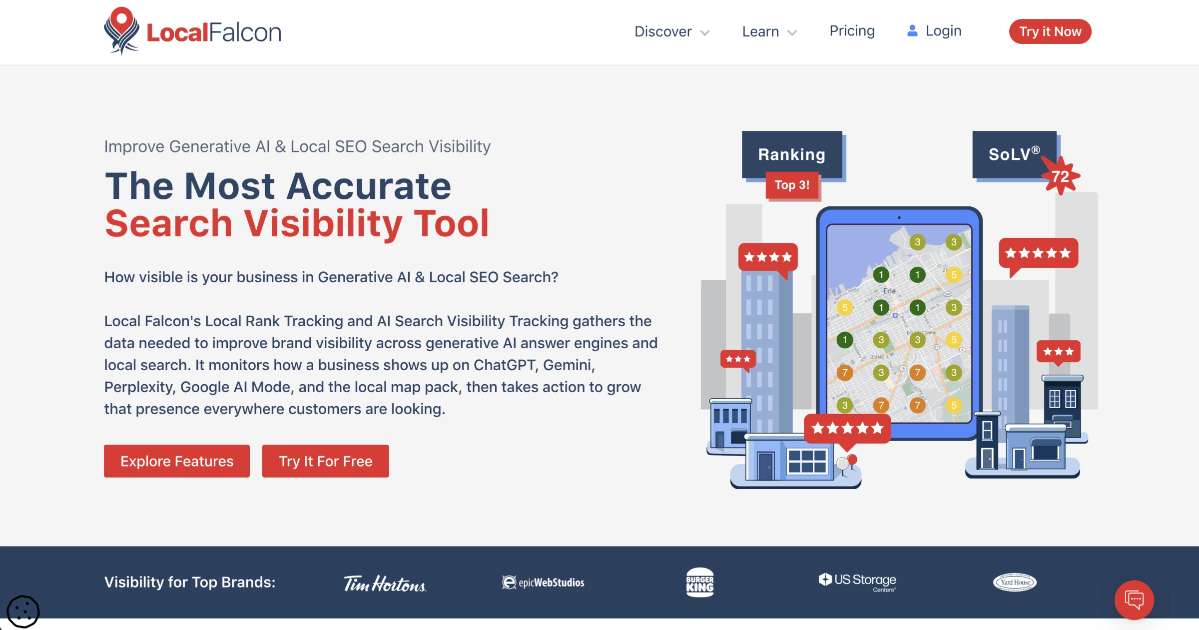 Best AI Local SEO Tools: Local Falcon