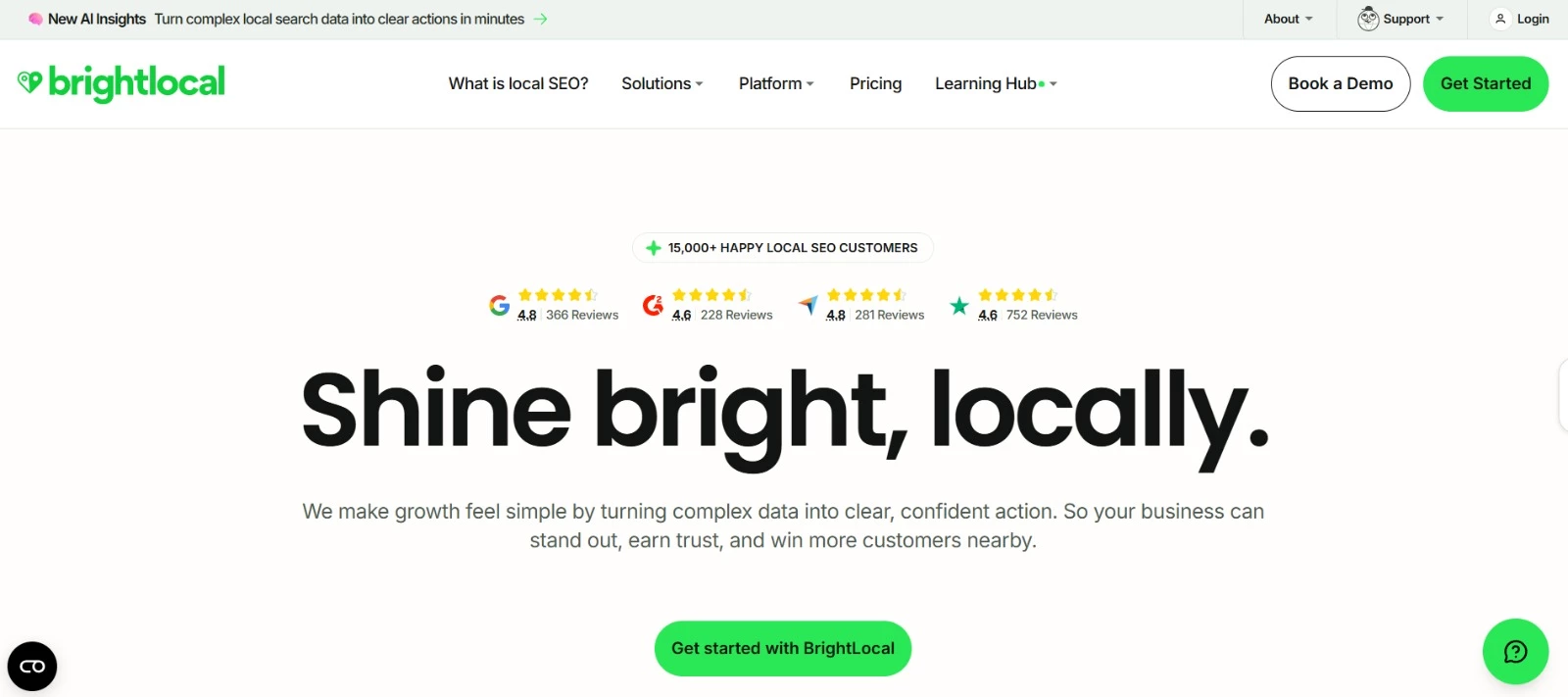 Best AI Local SEO Tools: BrightLocal