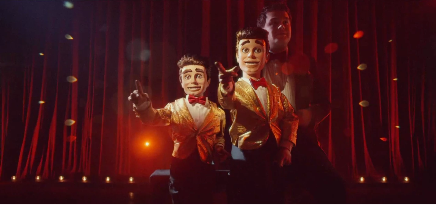 Two puppets performing together in Twix's "Double Act" spot | Source: Twix Two puppets performing together in Twix's "Double Act" spot | Source: Twix
