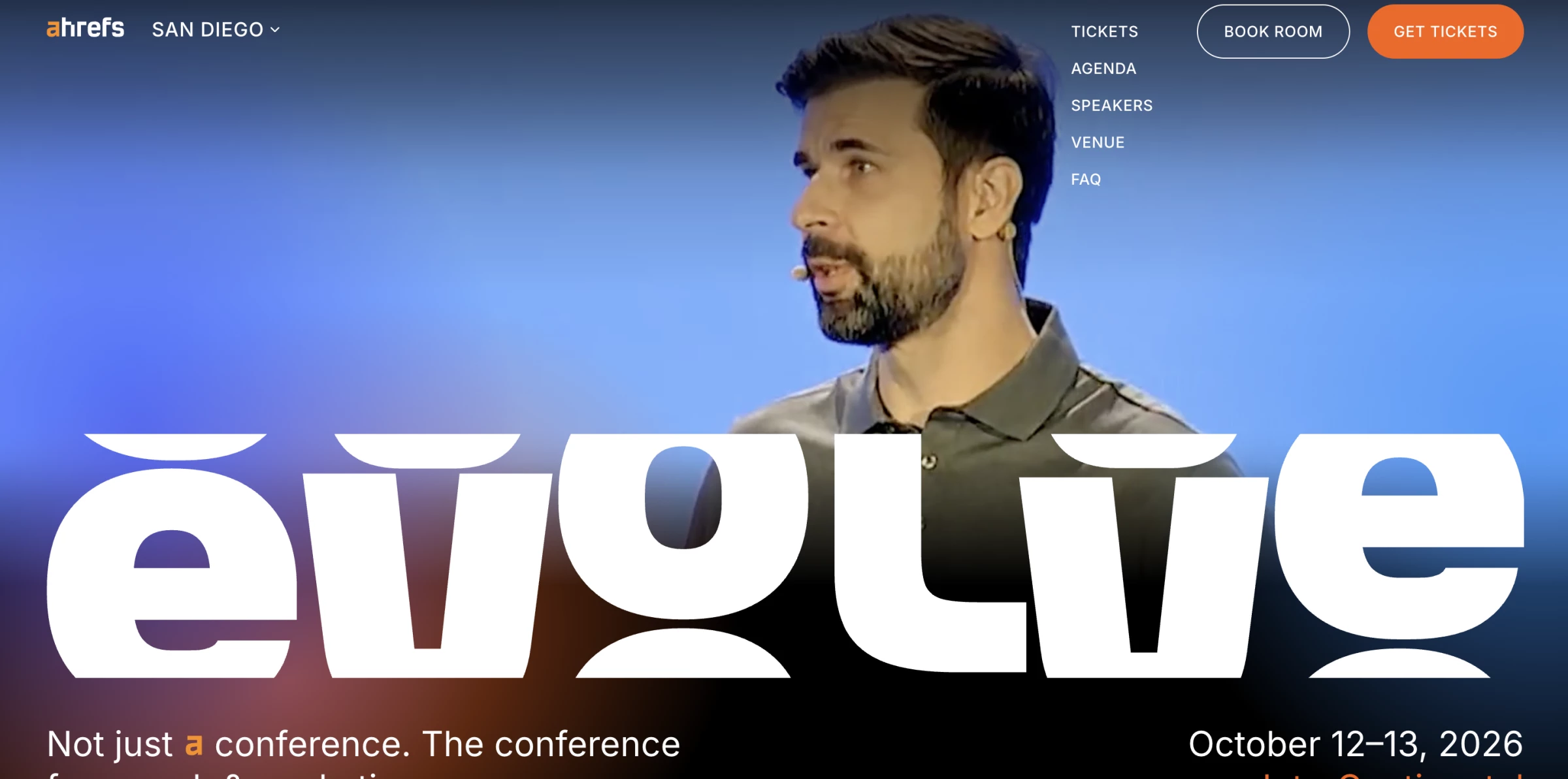 best seo conferences: Ahrefs Evolve best seo conferences: Ahrefs Evolve