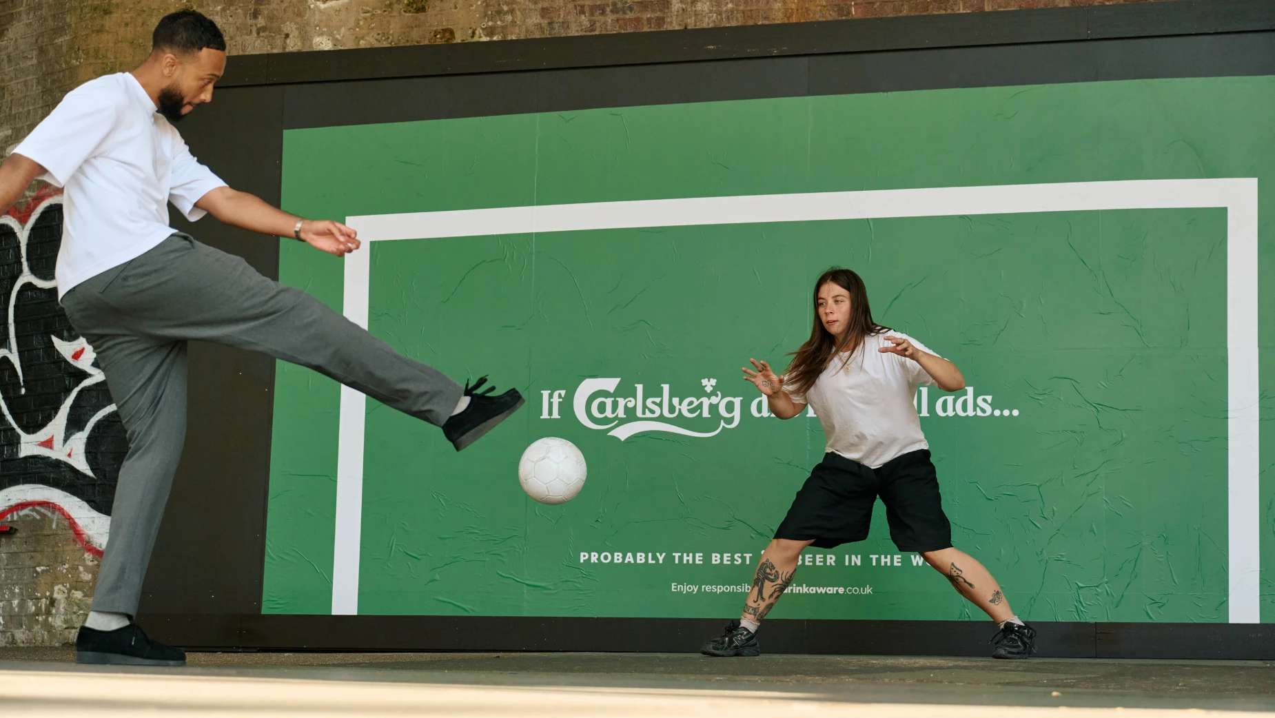 Carlsberg's "Goal Posters" | Source: Carlsberg Carlsberg's "Goal Posters" | Source: Carlsberg
