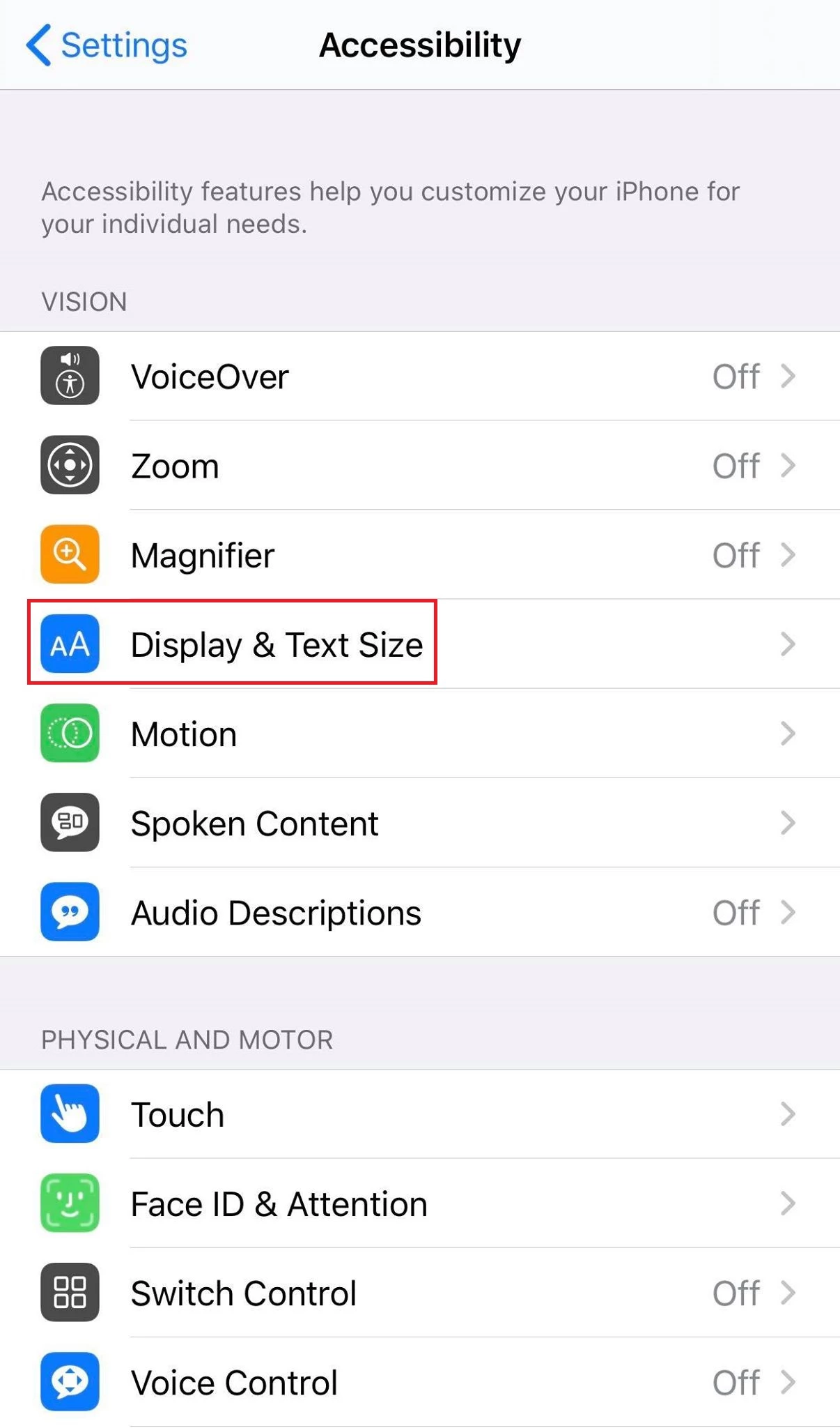 What is my screen resolution: iPhone display options