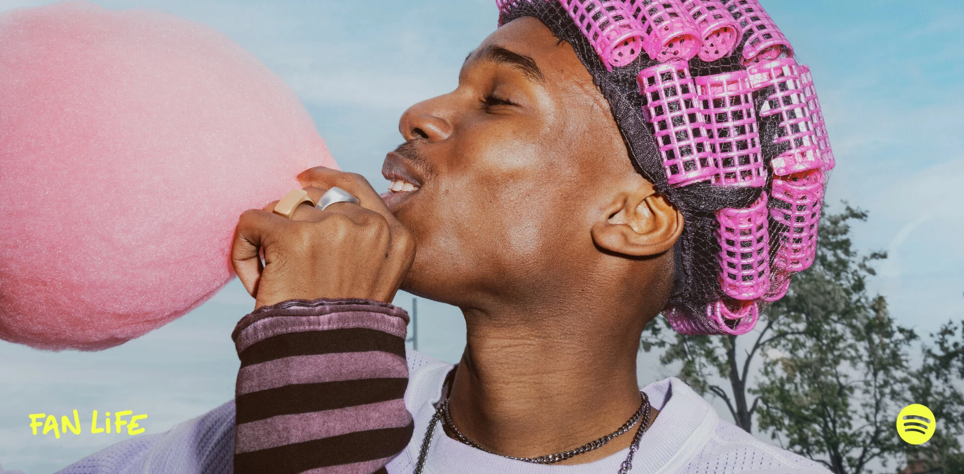 A$AP Rocky fans for Spotify's "Fan Life" | Source: Spotify