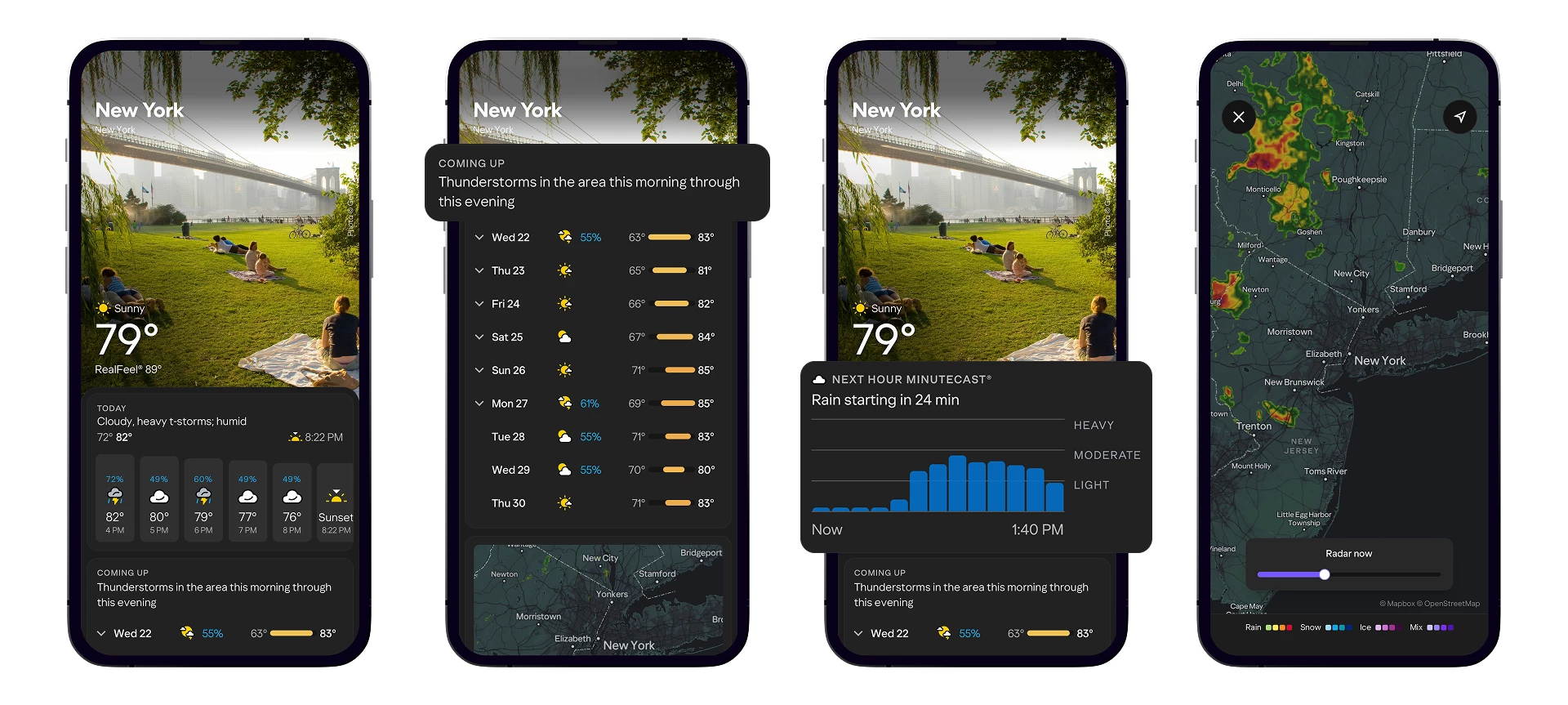 The new and improved Yahoo Weather app | Source: Yahoo The new and improved Yahoo Weather app | Source: Yahoo