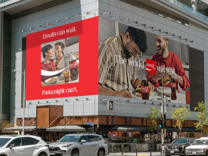 Coca-Cola's OOH Efforts | Source: Coca-Cola Coca-Cola's OOH Efforts | Source: Coca-Cola
