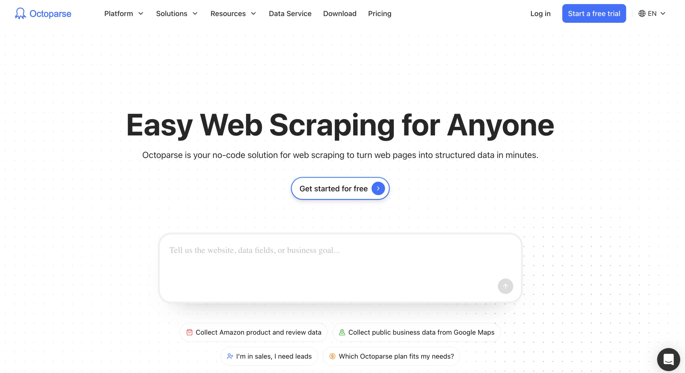 best web scraping tools: octoparse