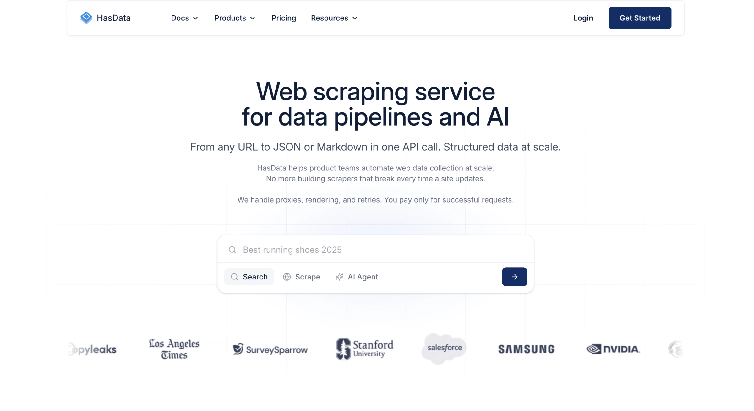 best web crawling tools: hasdata