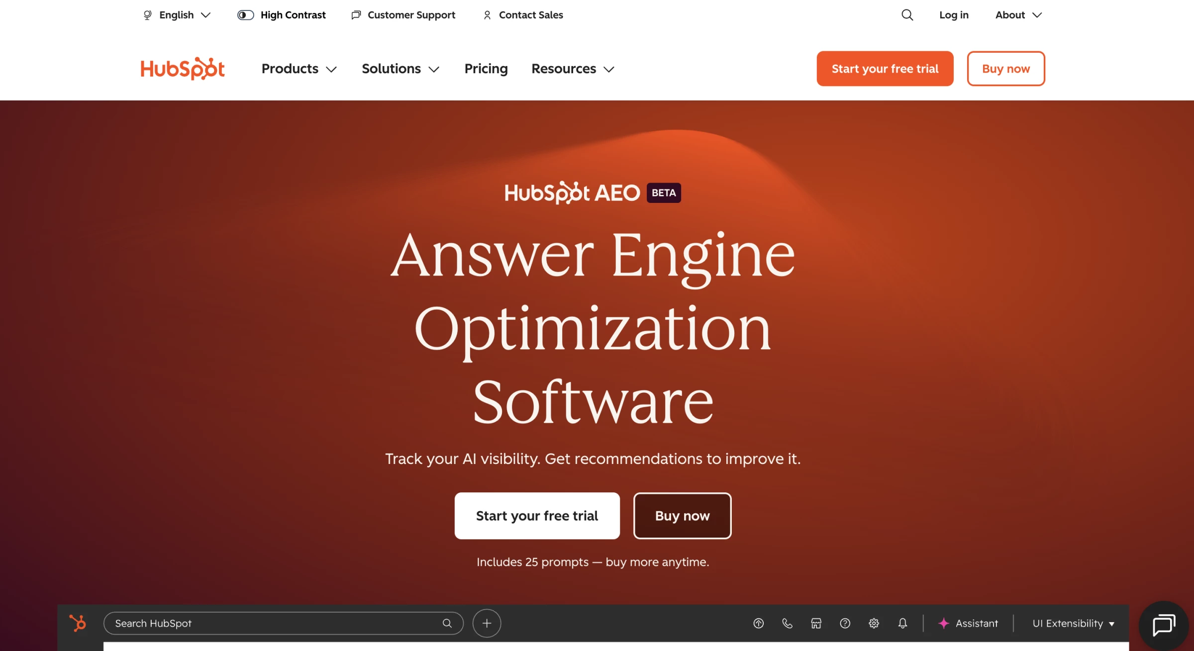 best ai content marketing tools: hubspot