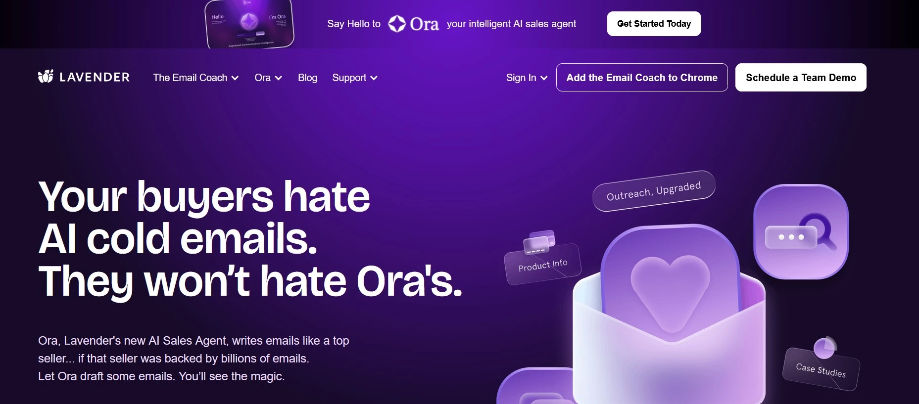 Lavender homepage