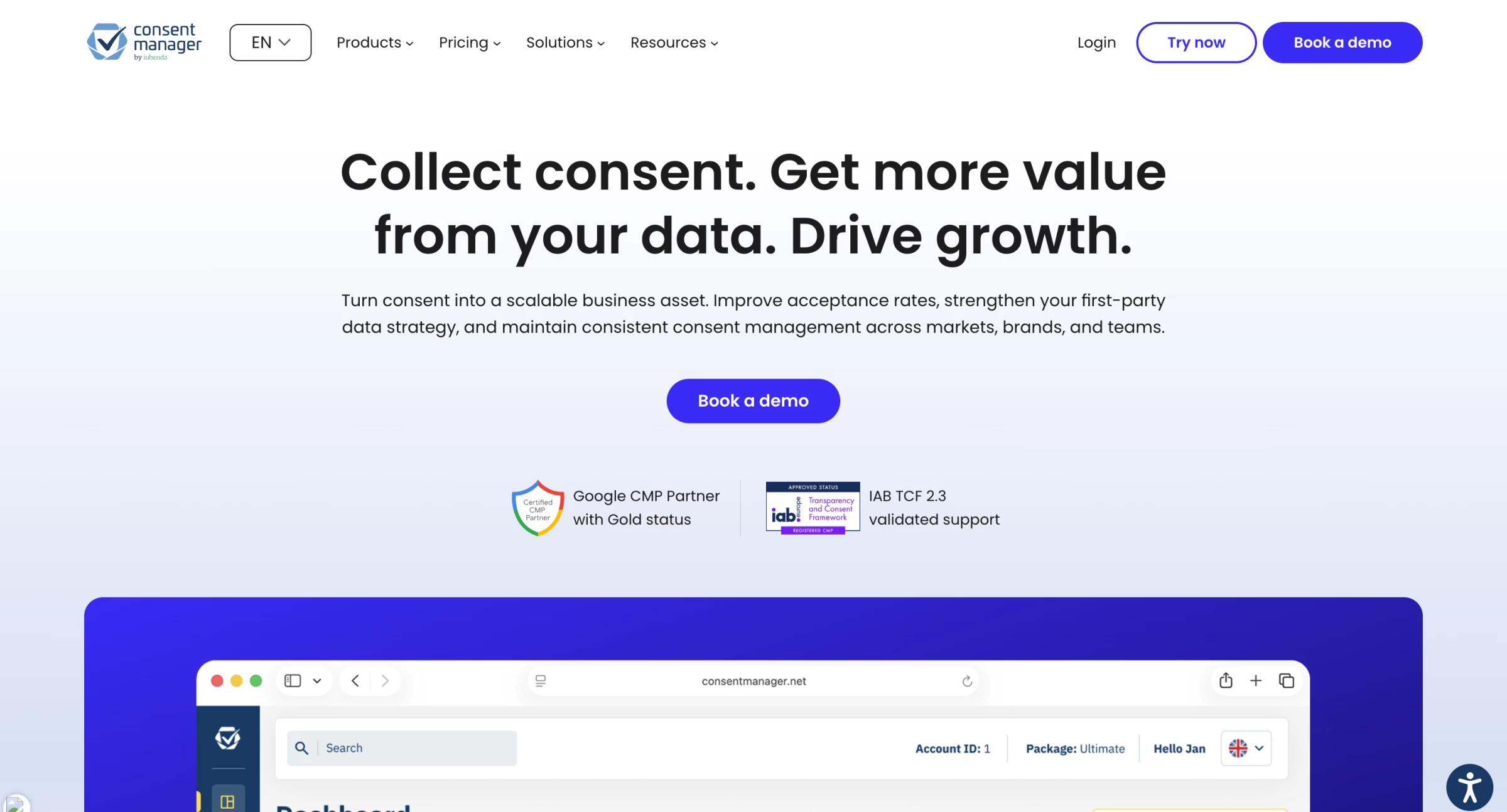 best consent management platform: consentmanager