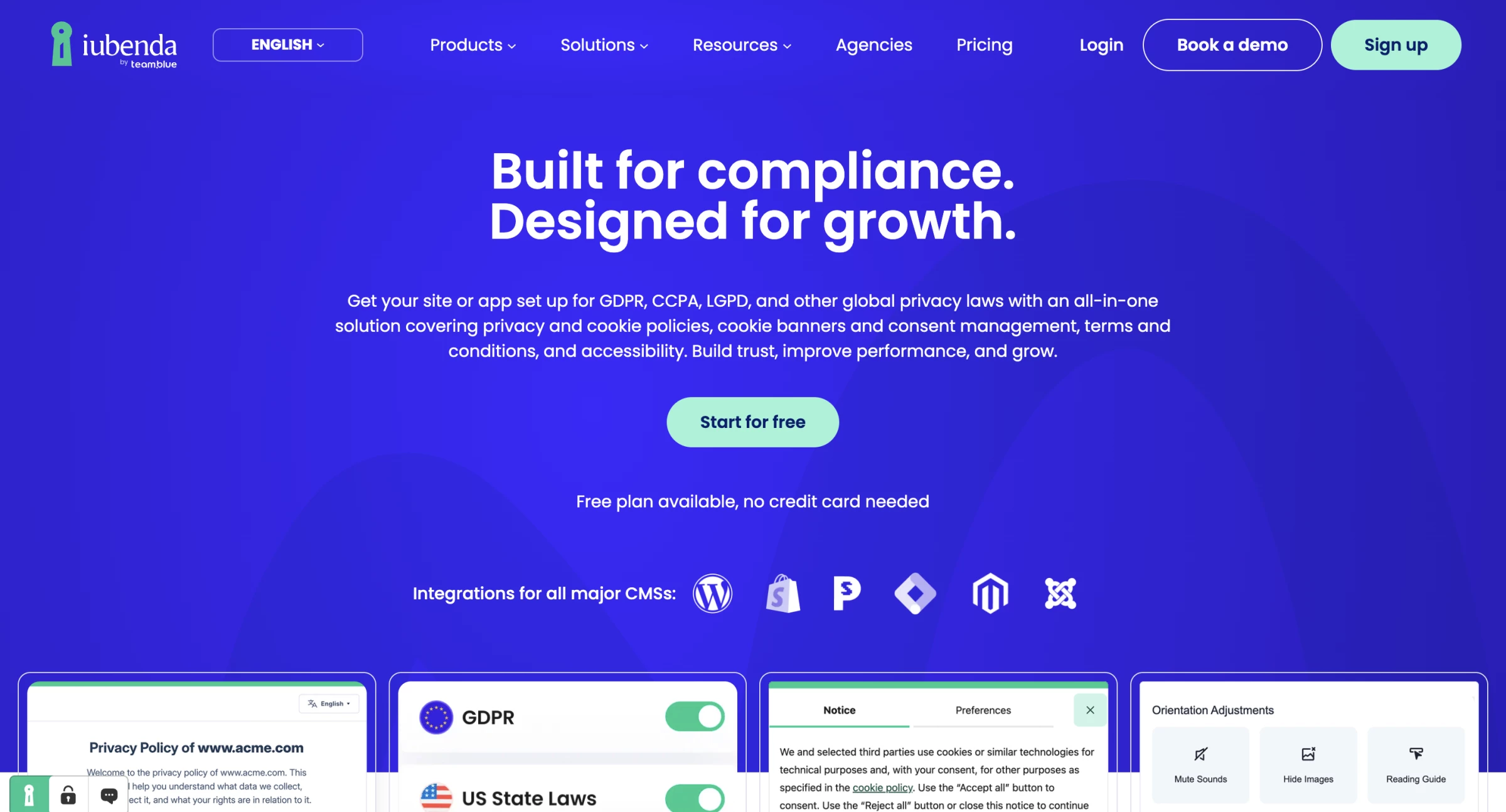 best consent management platform: iubenda