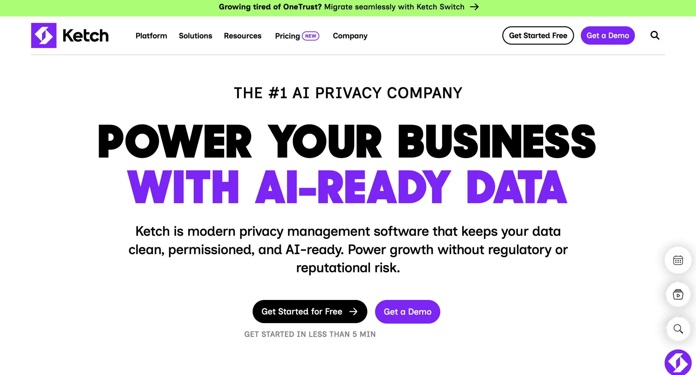 best consent management platforms: ketch