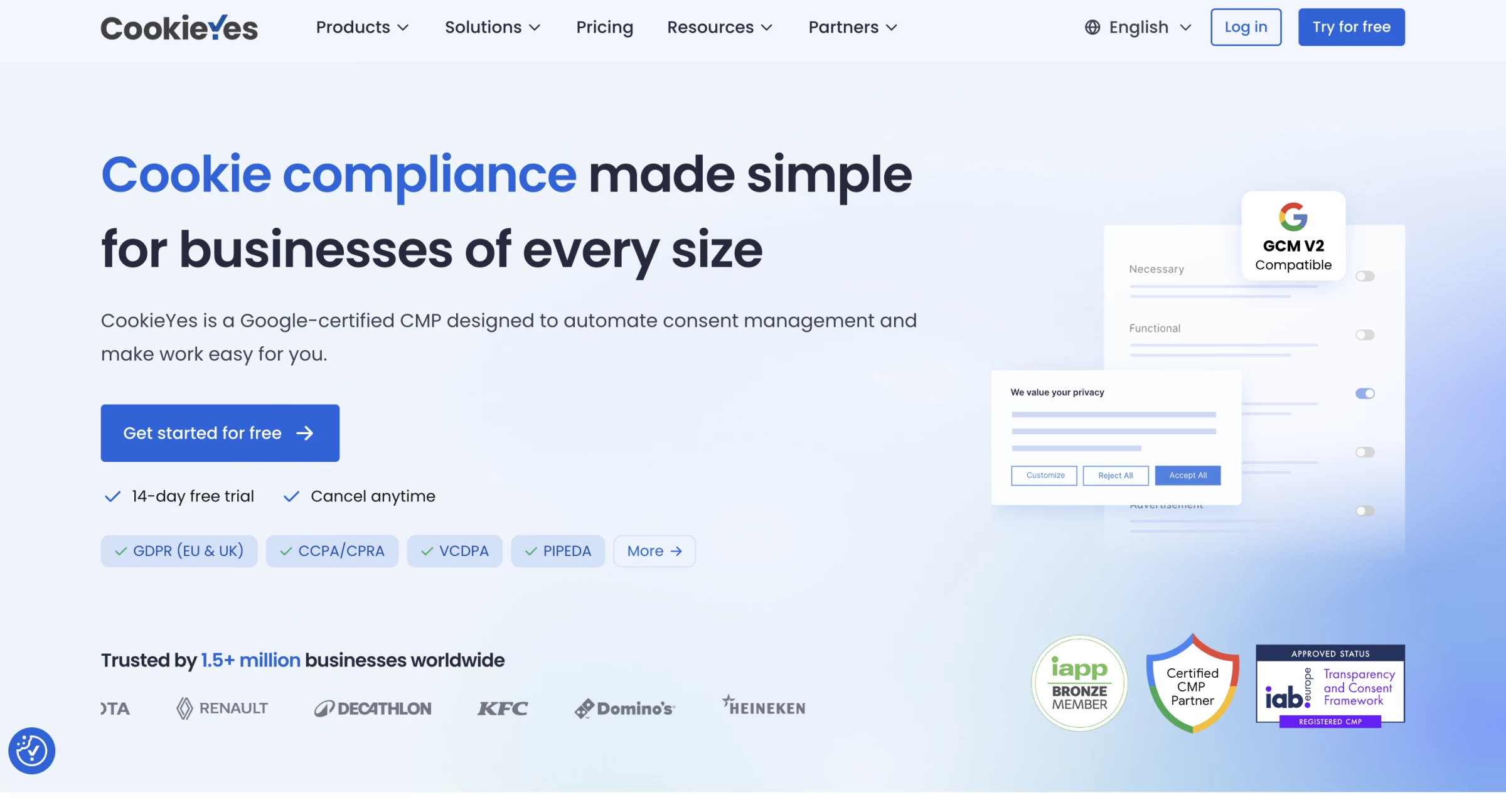 best consent management platform: cookieyes