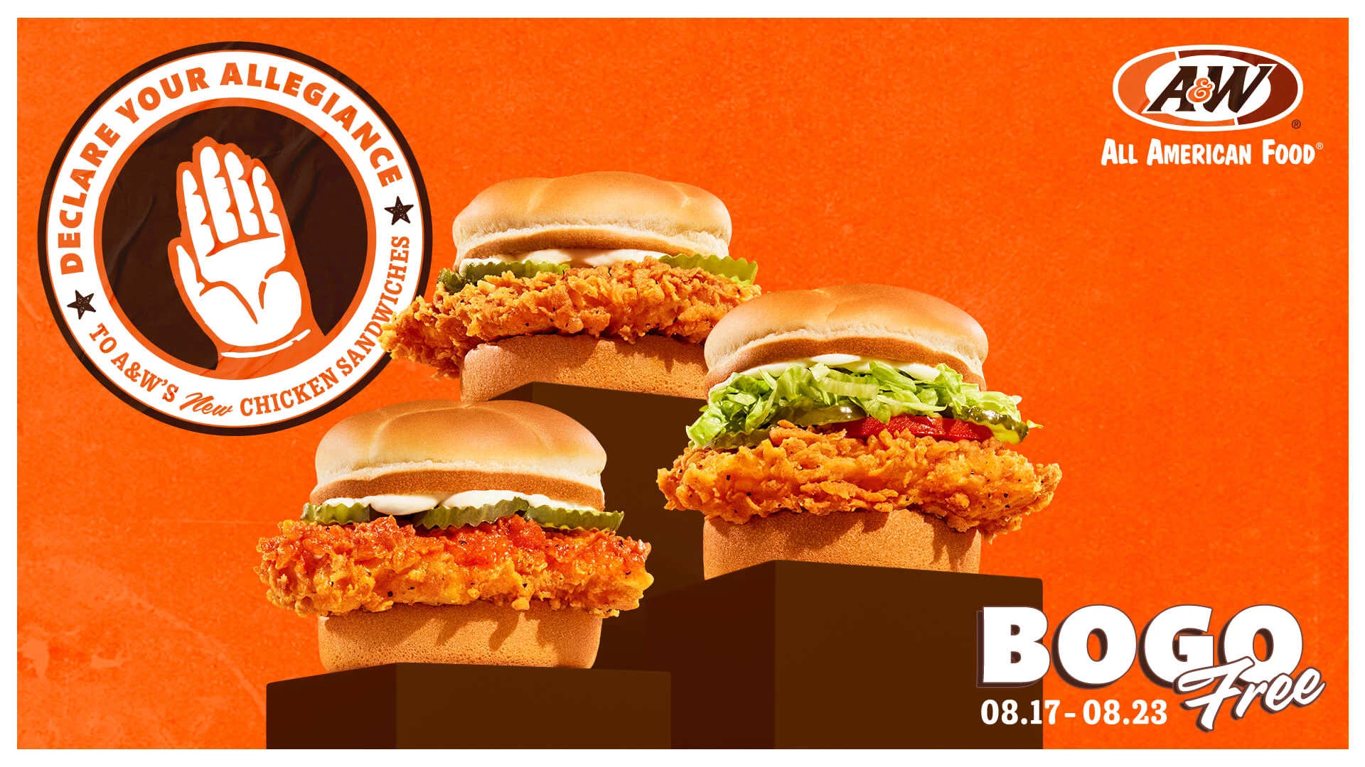 A&W Calls Fans to Declare Allegiance to Their New Chicken Sandwich | Source: A&W