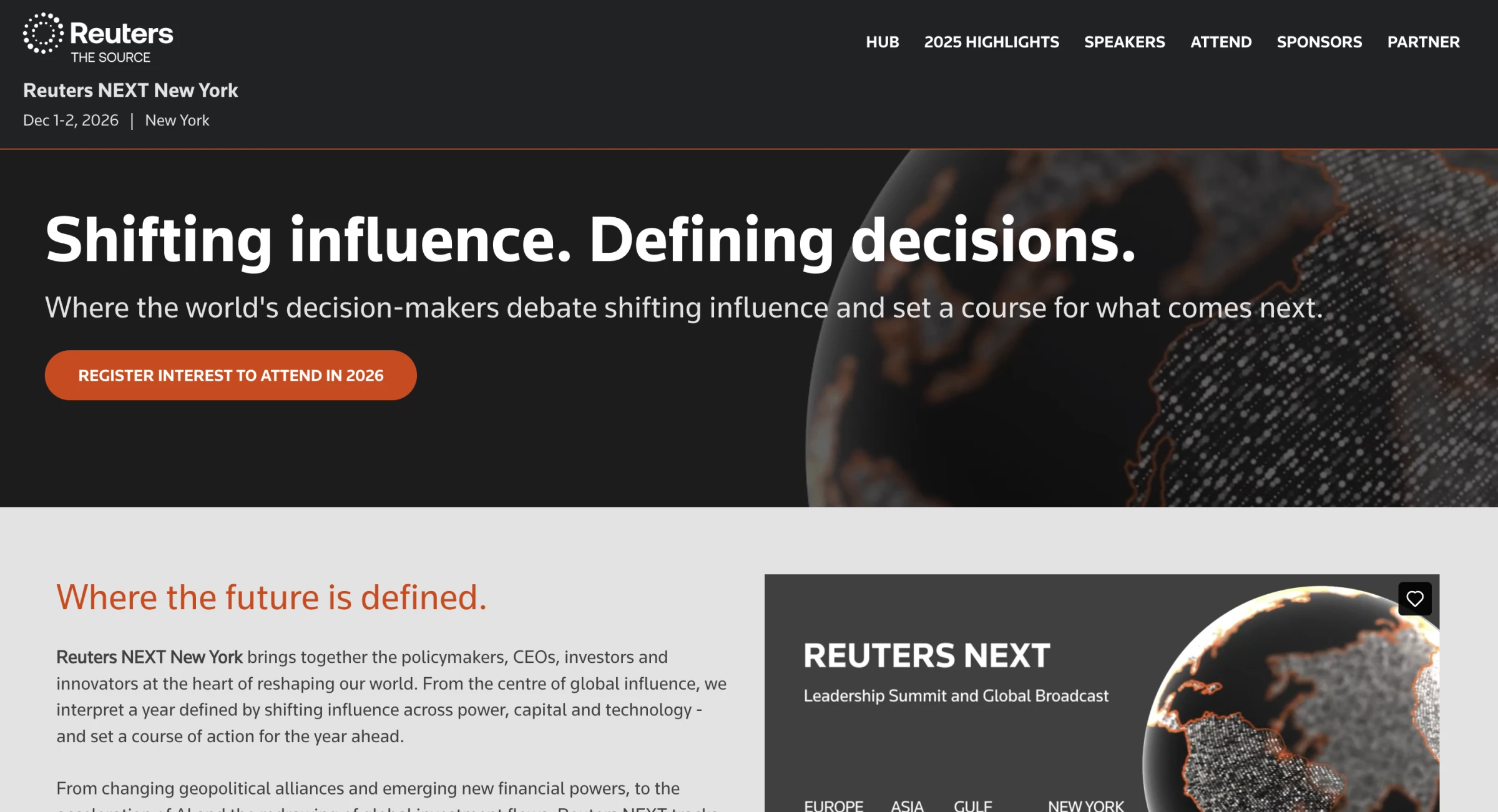 Reuters NEXT homepage Reuters NEXT homepage