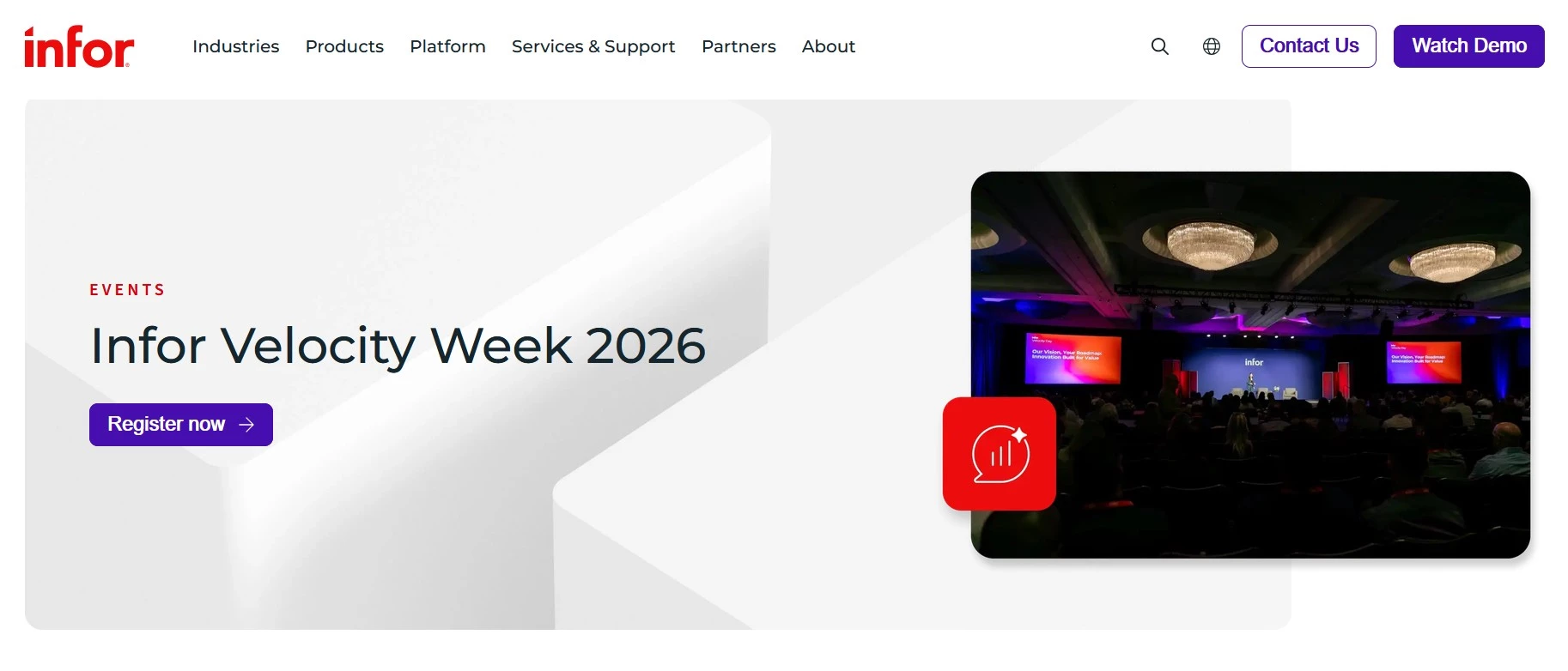 Infor Velocity Week 2026 Infor Velocity Week 2026 homepage