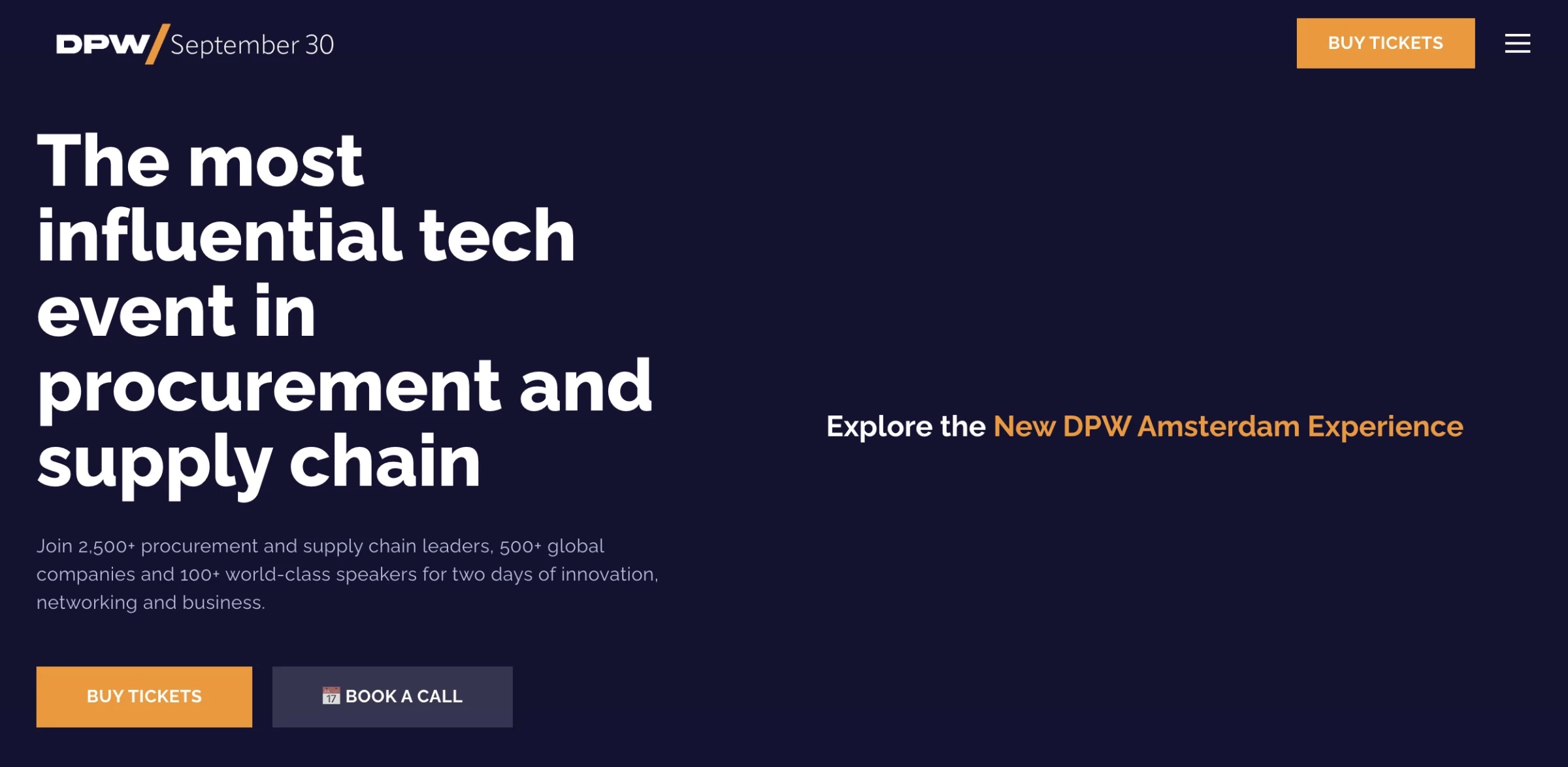 DPW homepage DPW homepage