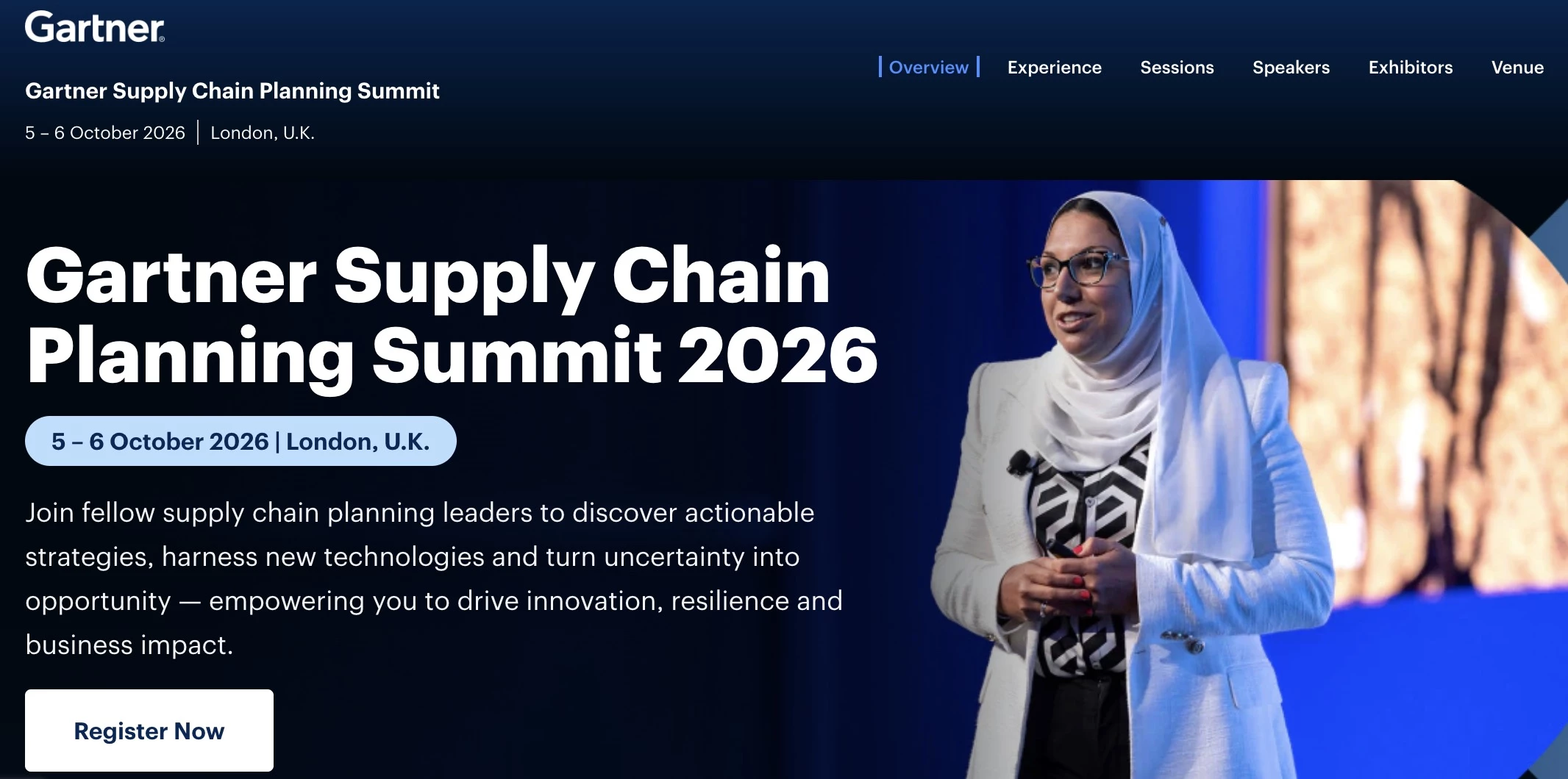 Gartner Supply Chain Planning Summit 2026 homepage Gartner Supply Chain Planning Summit 2026 homepage