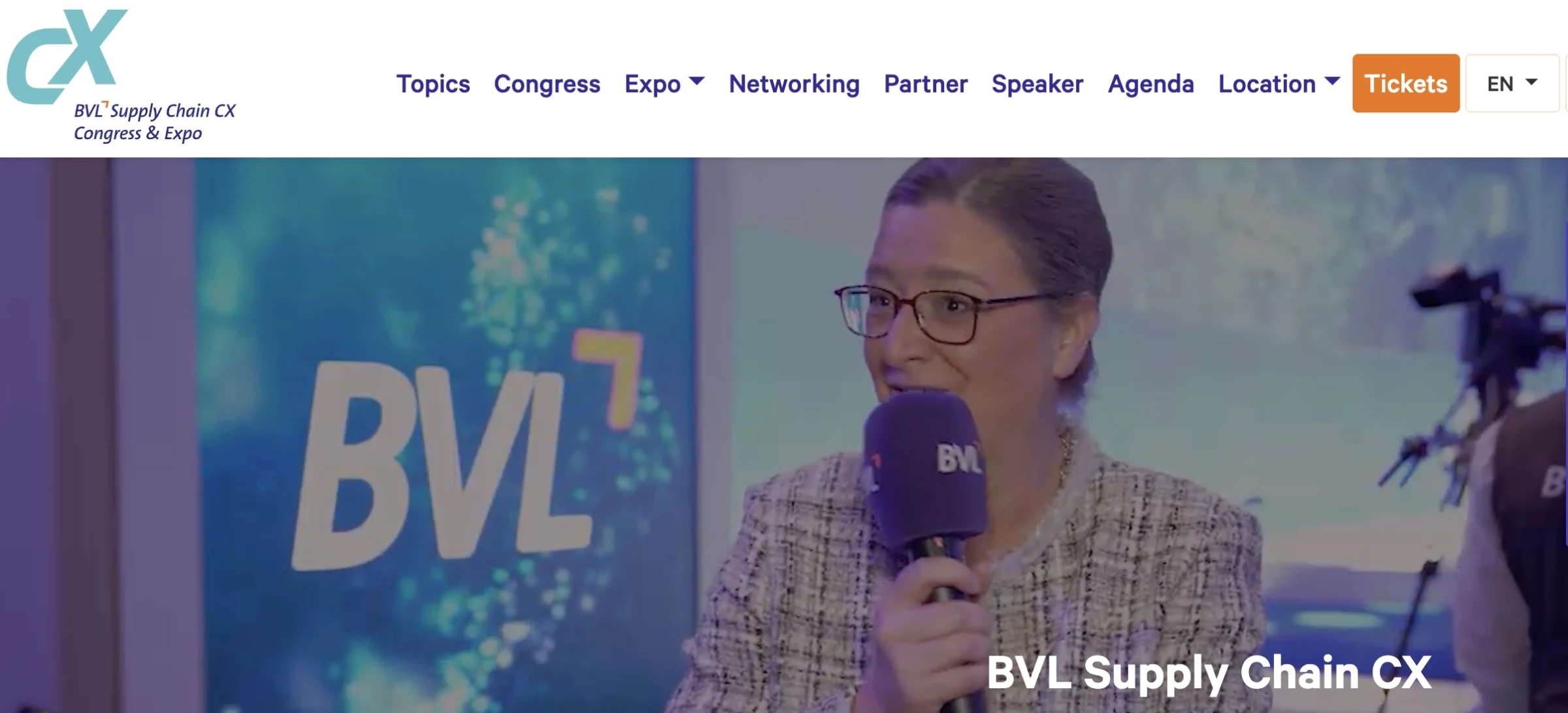BVL Supply Chain CX homepage BVL Supply Chain CX homepage