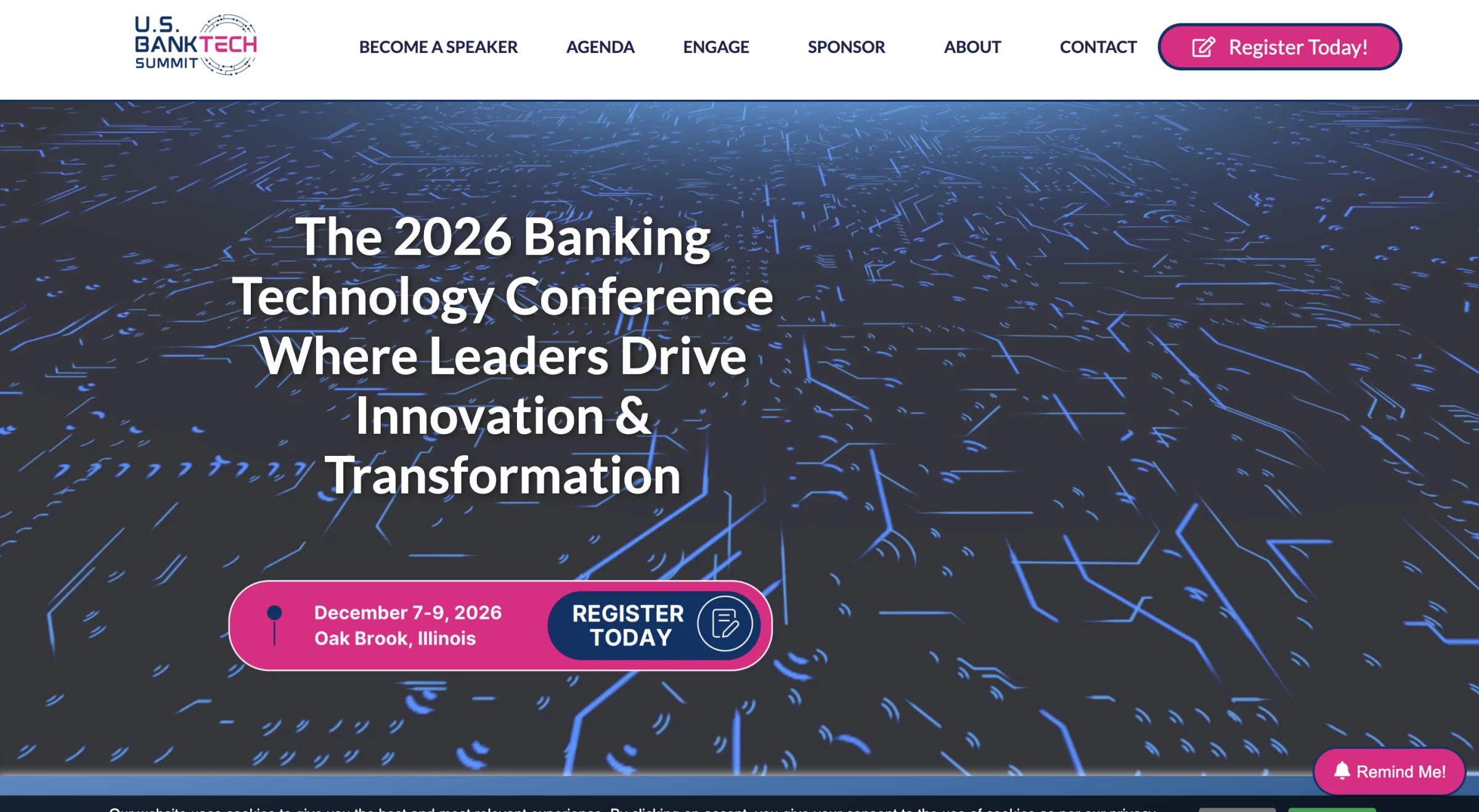 best fintech conferences: US BankTech Summit best fintech conferences: US BankTech Summit