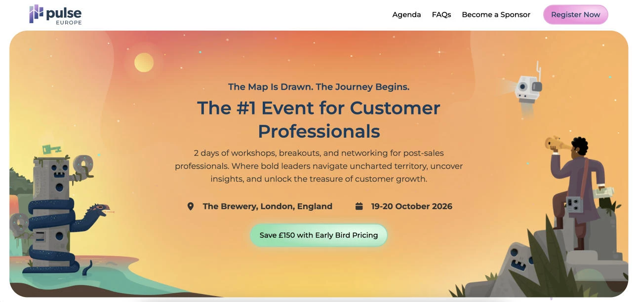 Gainsight Pulse Europe homepage