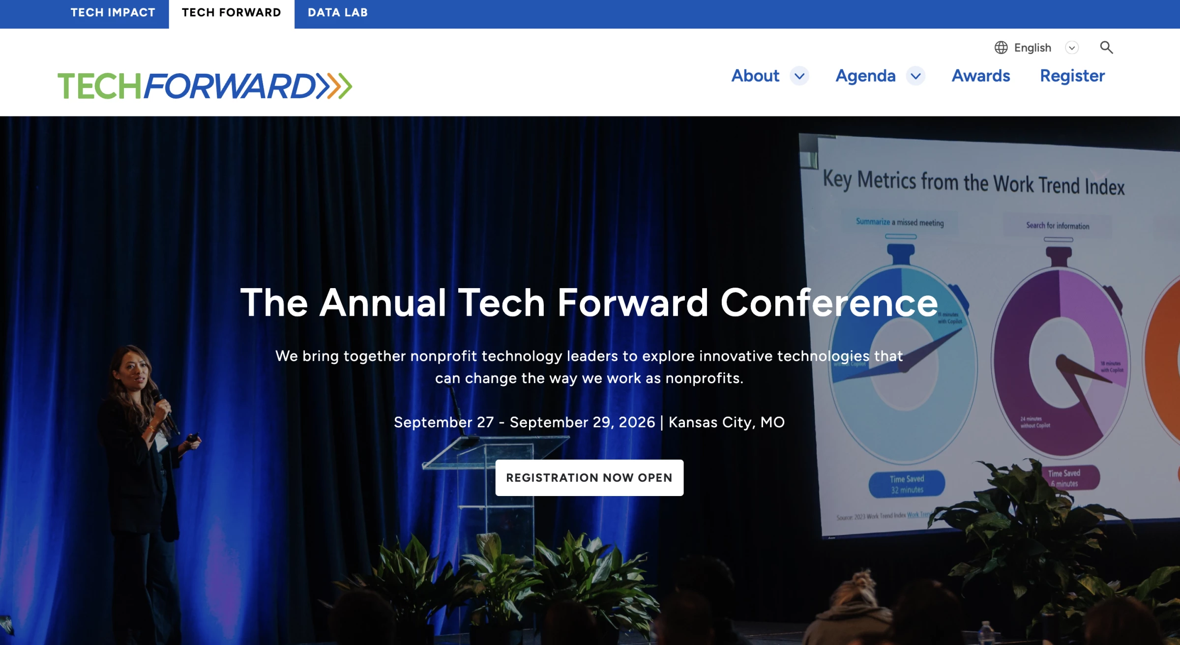 Tech Forward homepage