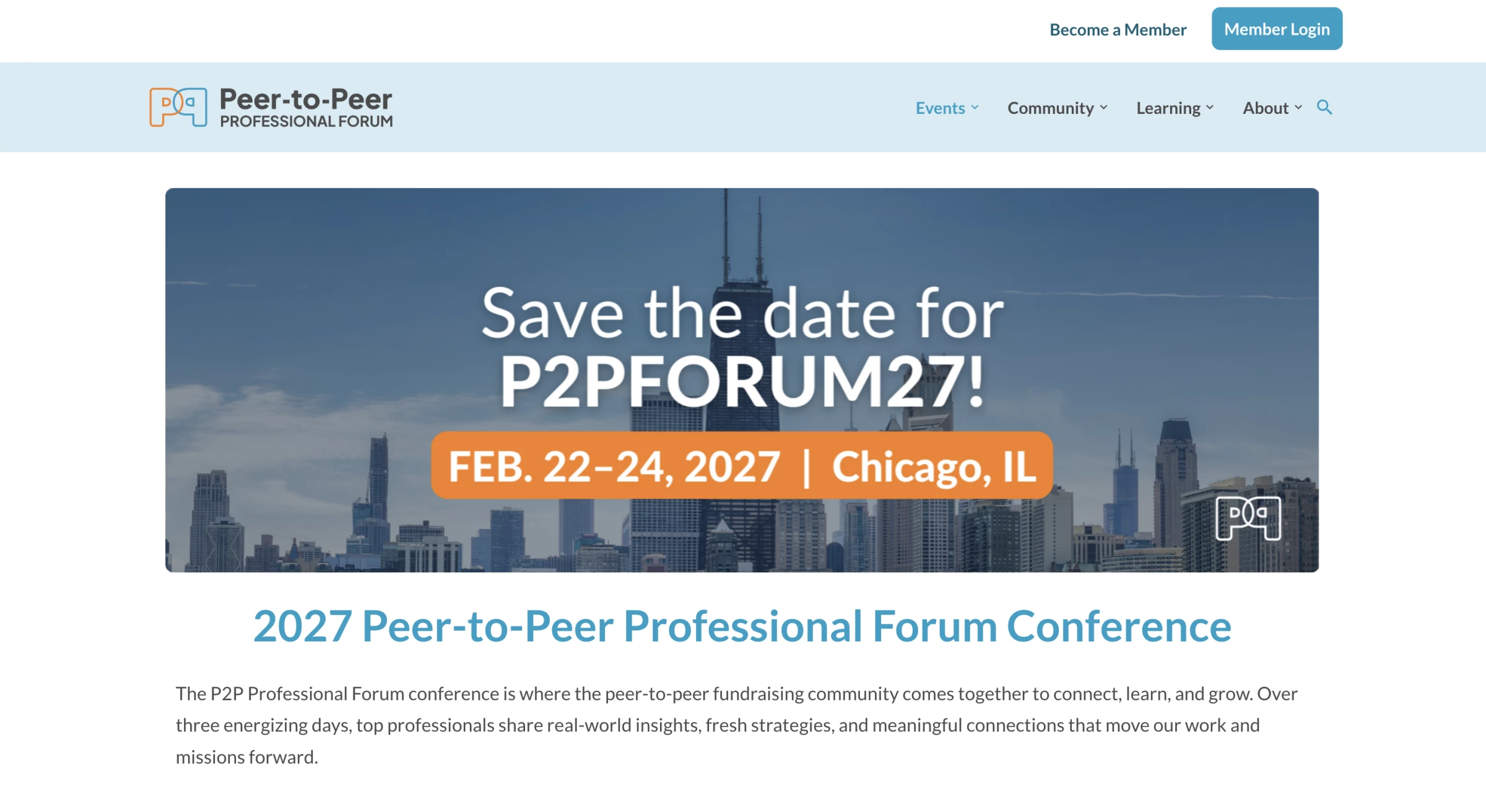 P2P Forum homepage