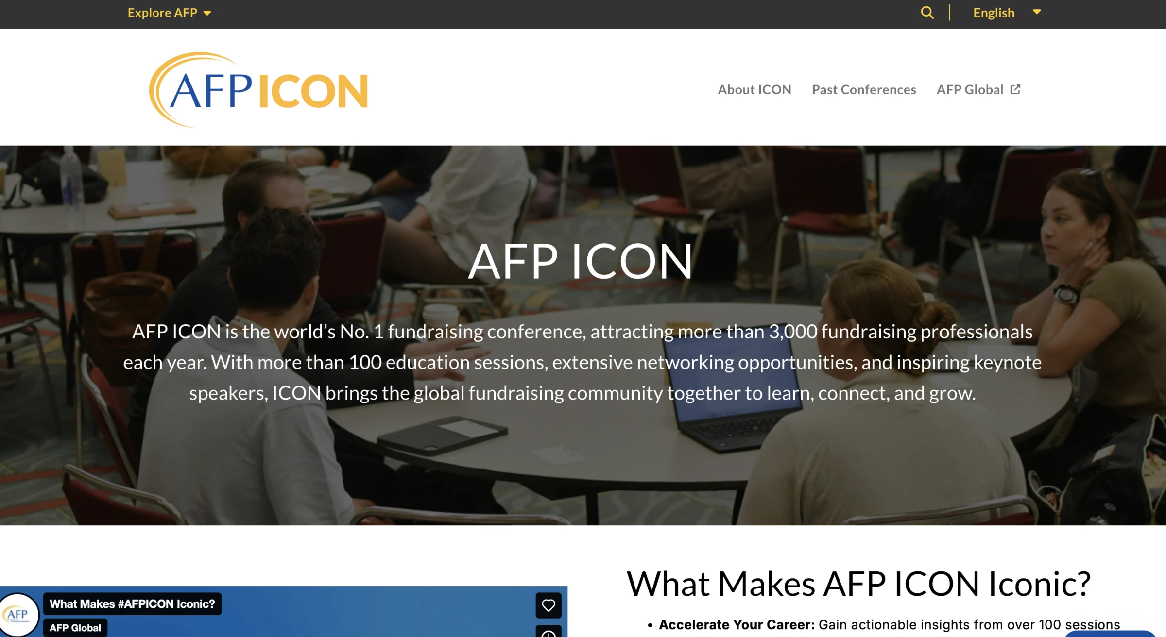 AFP ICON homepage