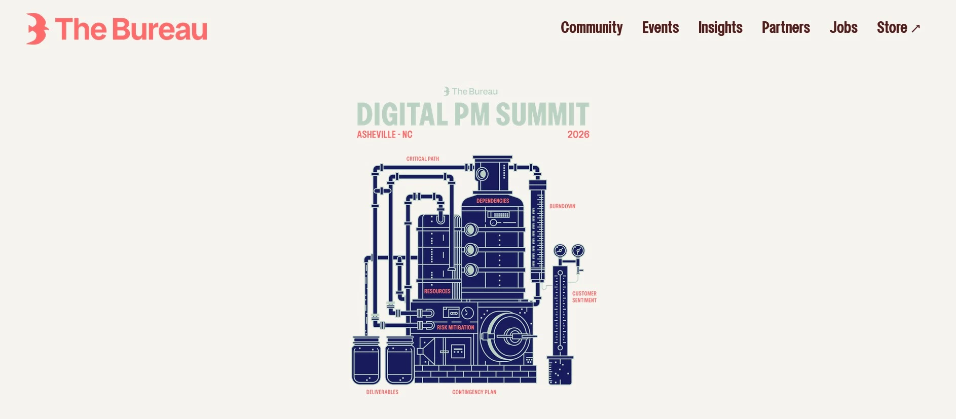 Digital PM Summit 2026 project management conference homepage. 