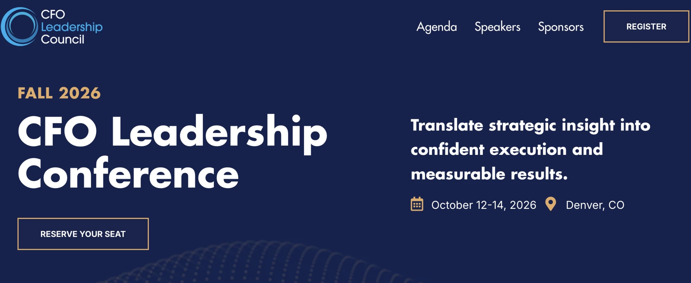 The CFO Leadership Council