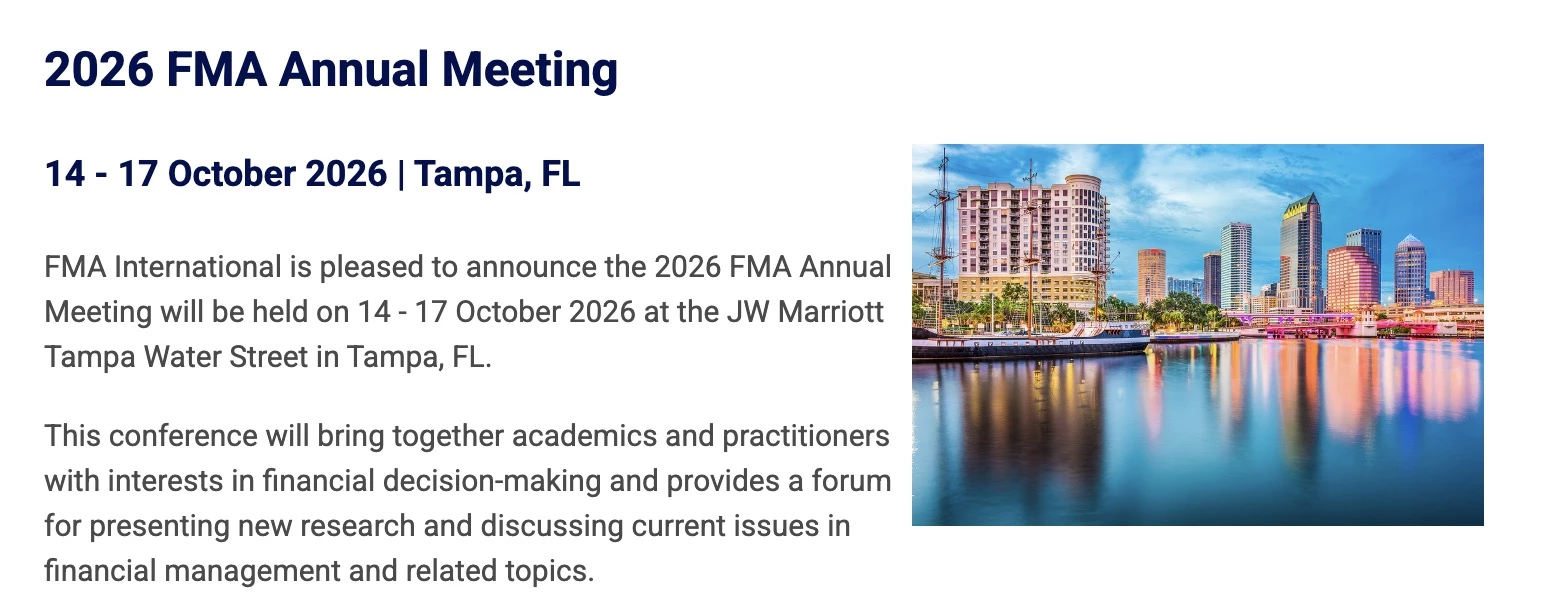 Financial Management Association International homepage