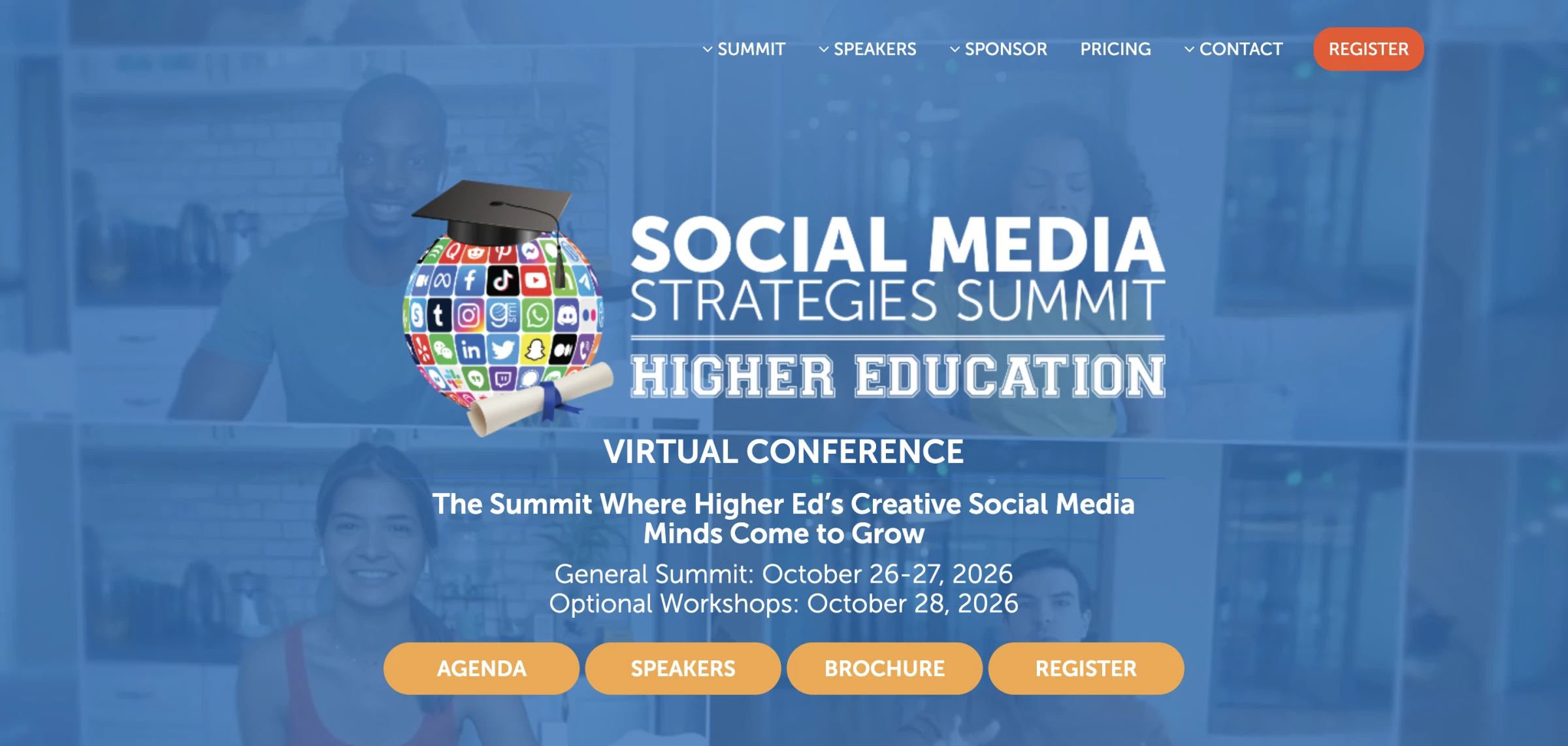 Social Media Strategies Summit: Higher Ed homepage Social Media Strategies Summit: Higher Ed homepage