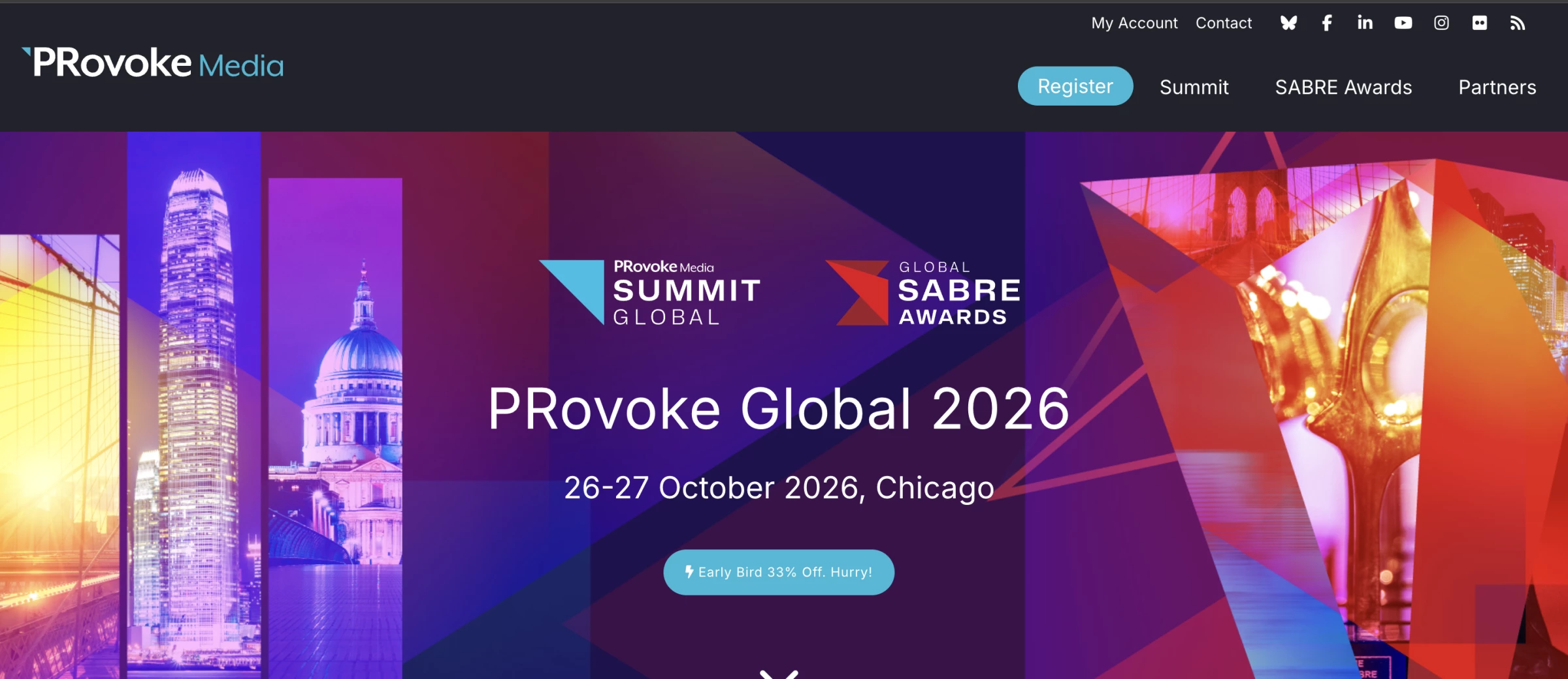 PRovoke Global Summit homepage PRovoke Global Summit homepage