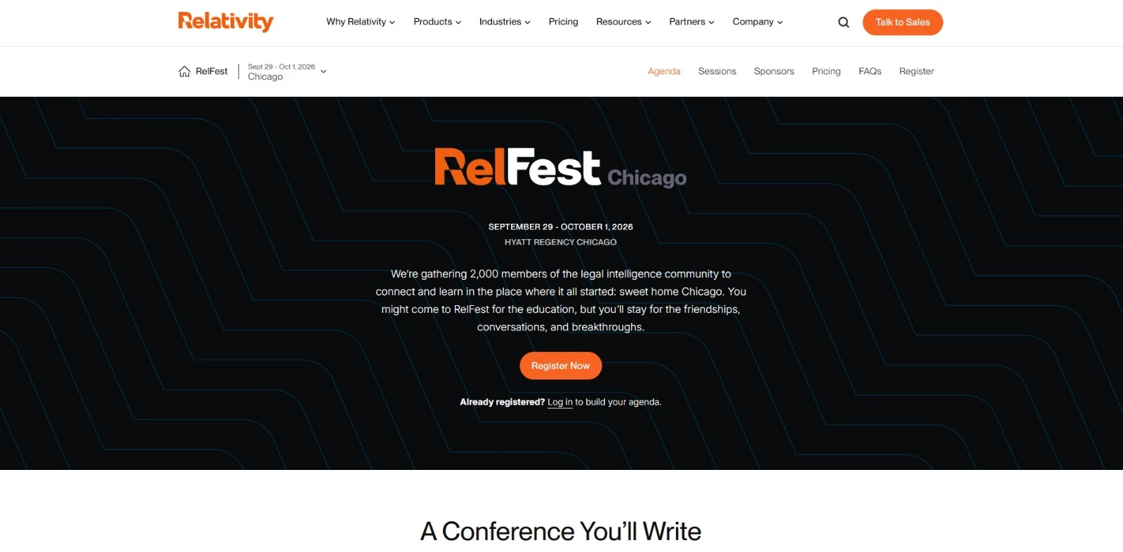 RelFest Chicago homepage RelFest Chicago homepage