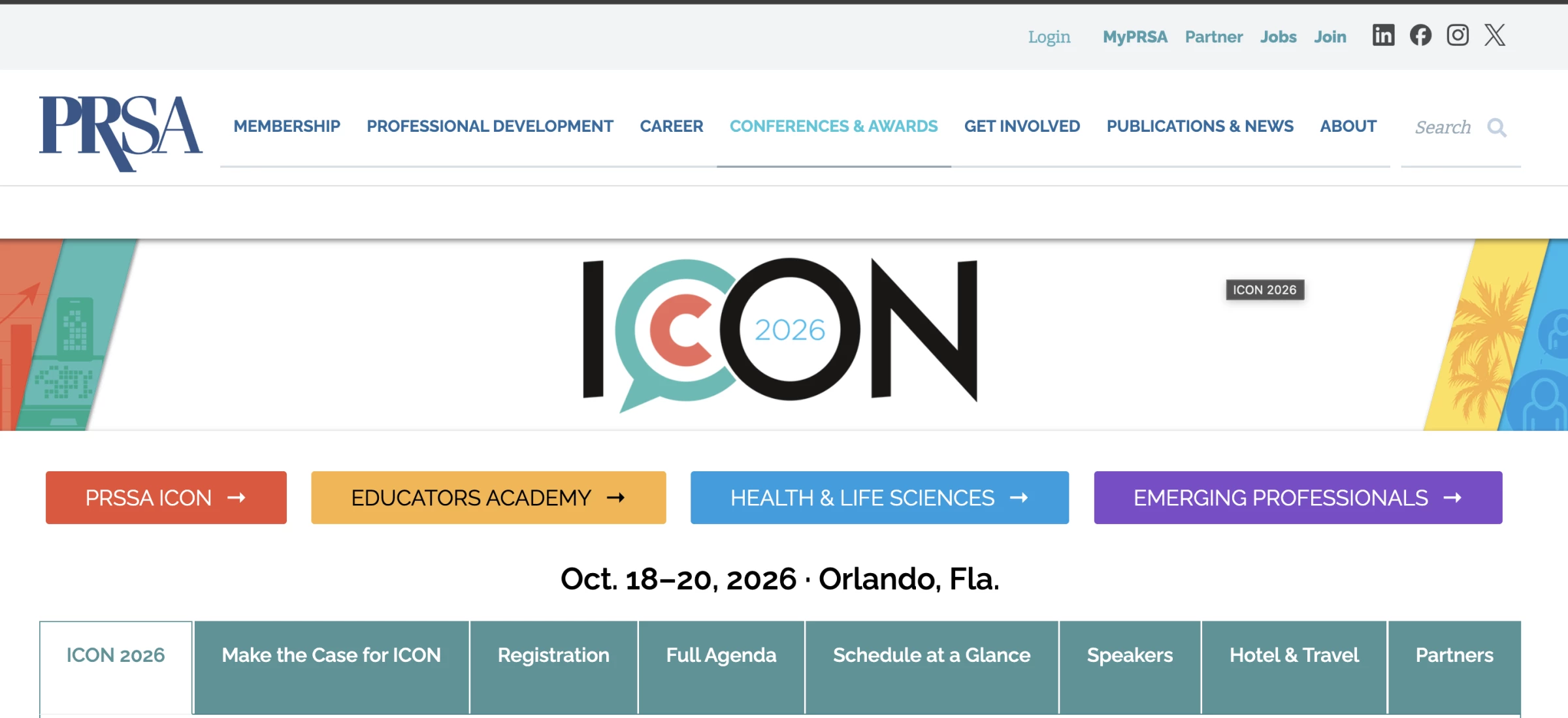 ICON homepage ICON homepage