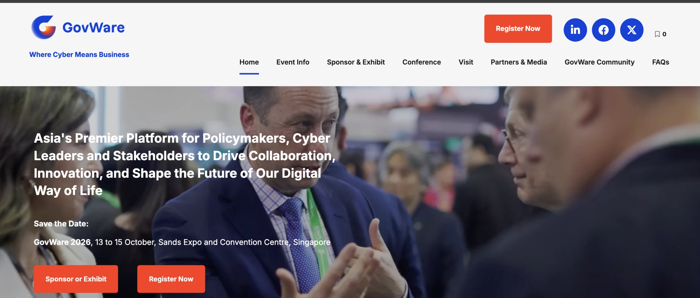 GovWare homepage