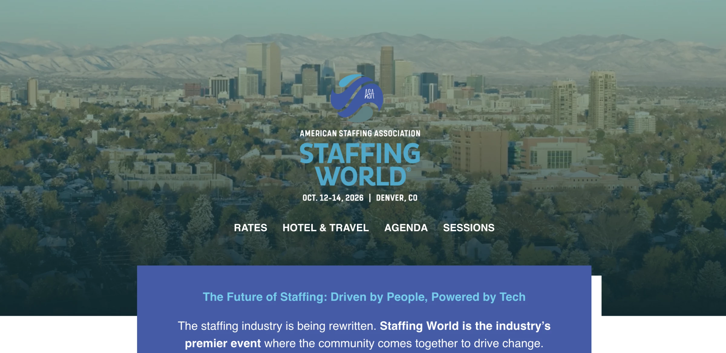 ASA Staffing World homepage ASA Staffing World homepage