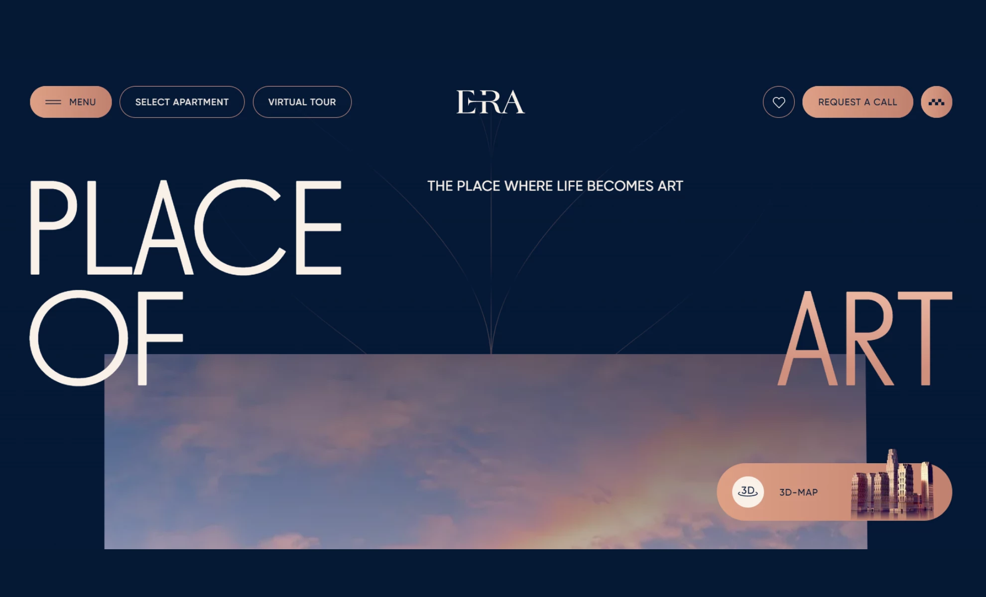 ERA Website Design ERA luxury residential website design homepage