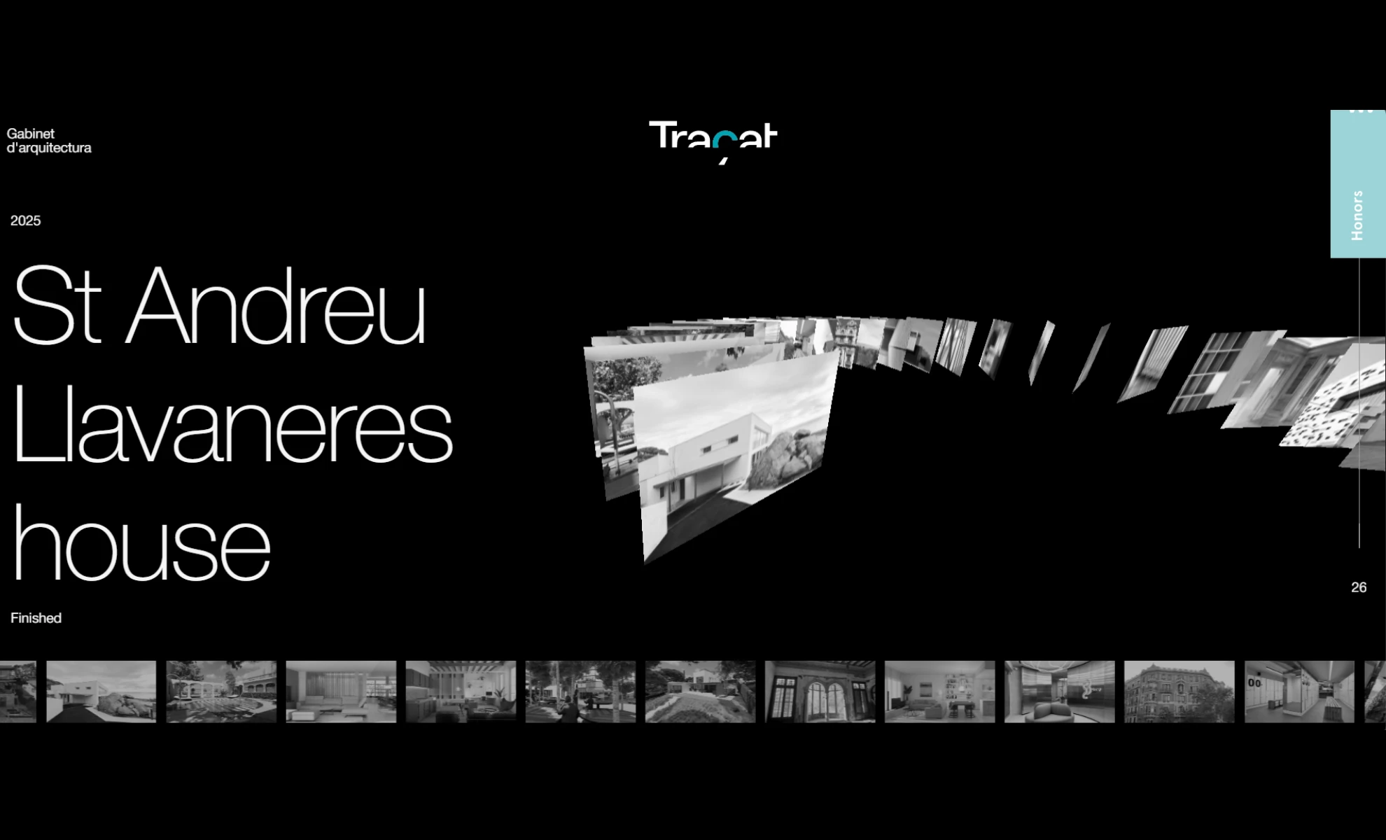 Traçat Arquitecture 360 Website Design Traçat Arquitecture 360 architectural website design homepage